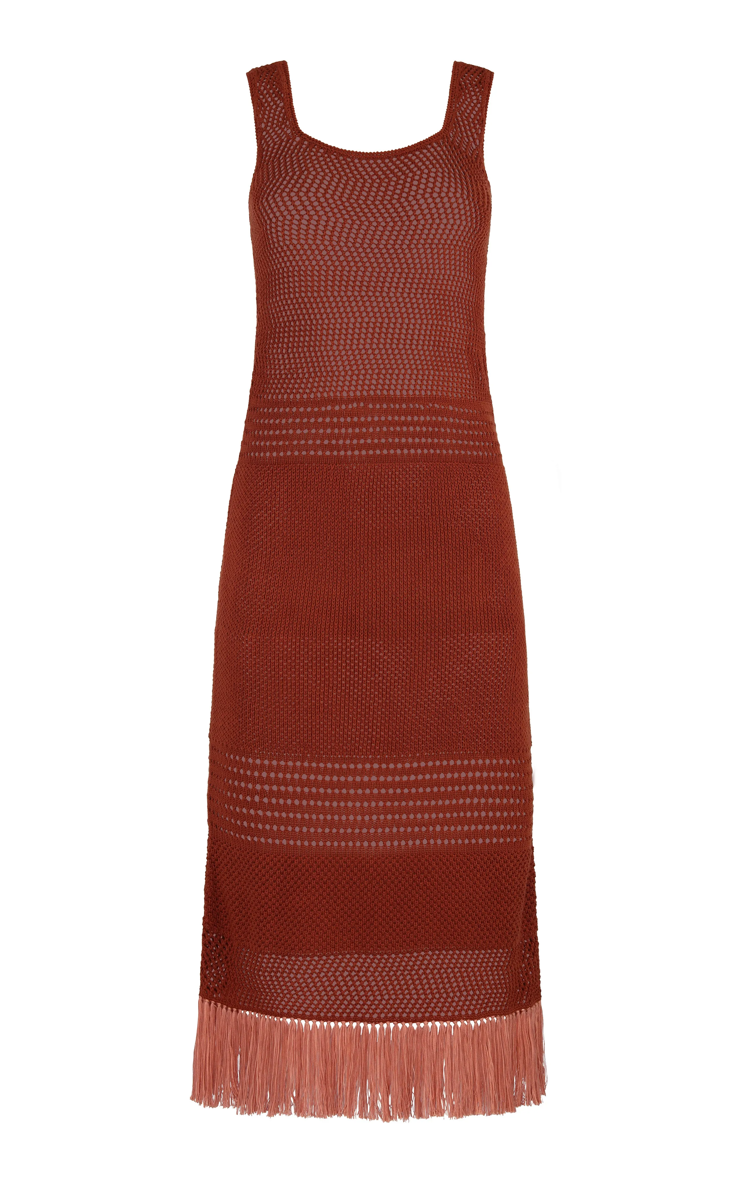 LAGUNA MIDI DRESS | BROWN sold by ESCVDO
