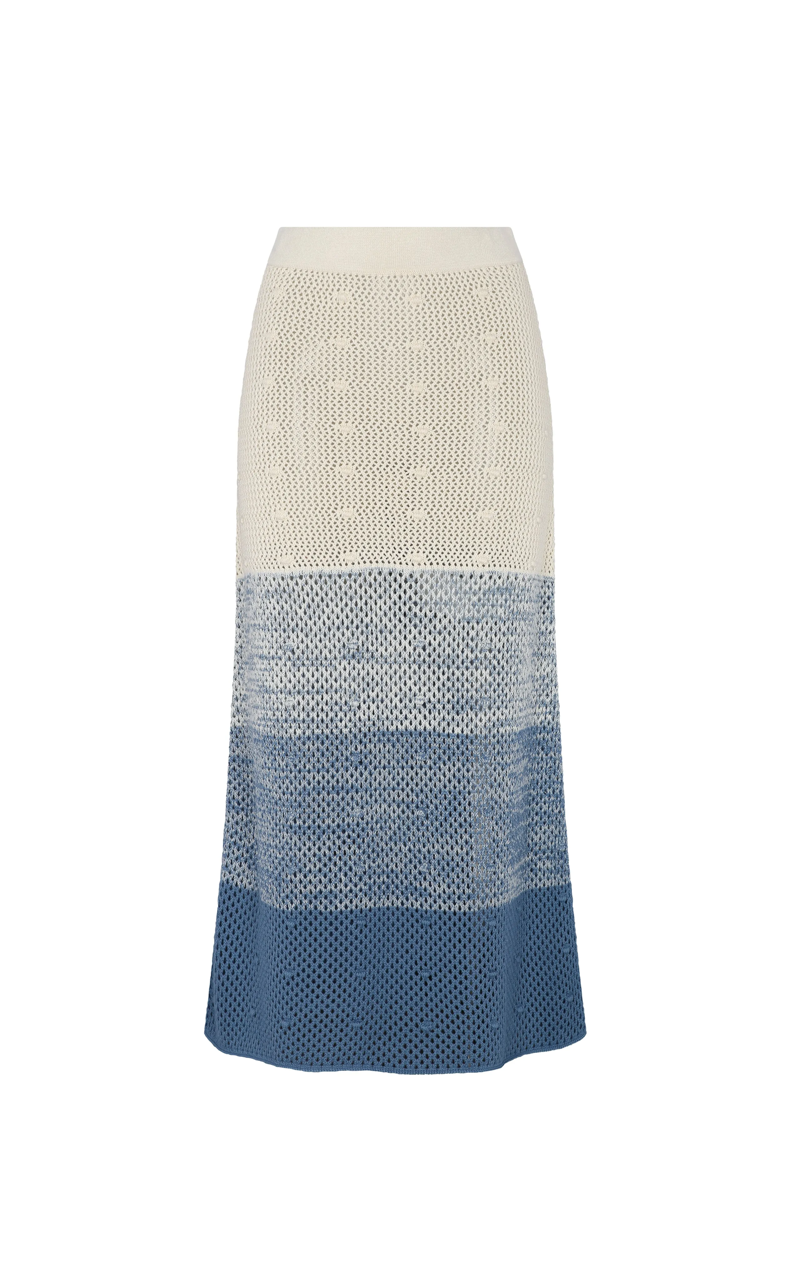 LITORAL SKIRT | IVORY / SKY BLUE sold by ESCVDO product image thumbnail 2