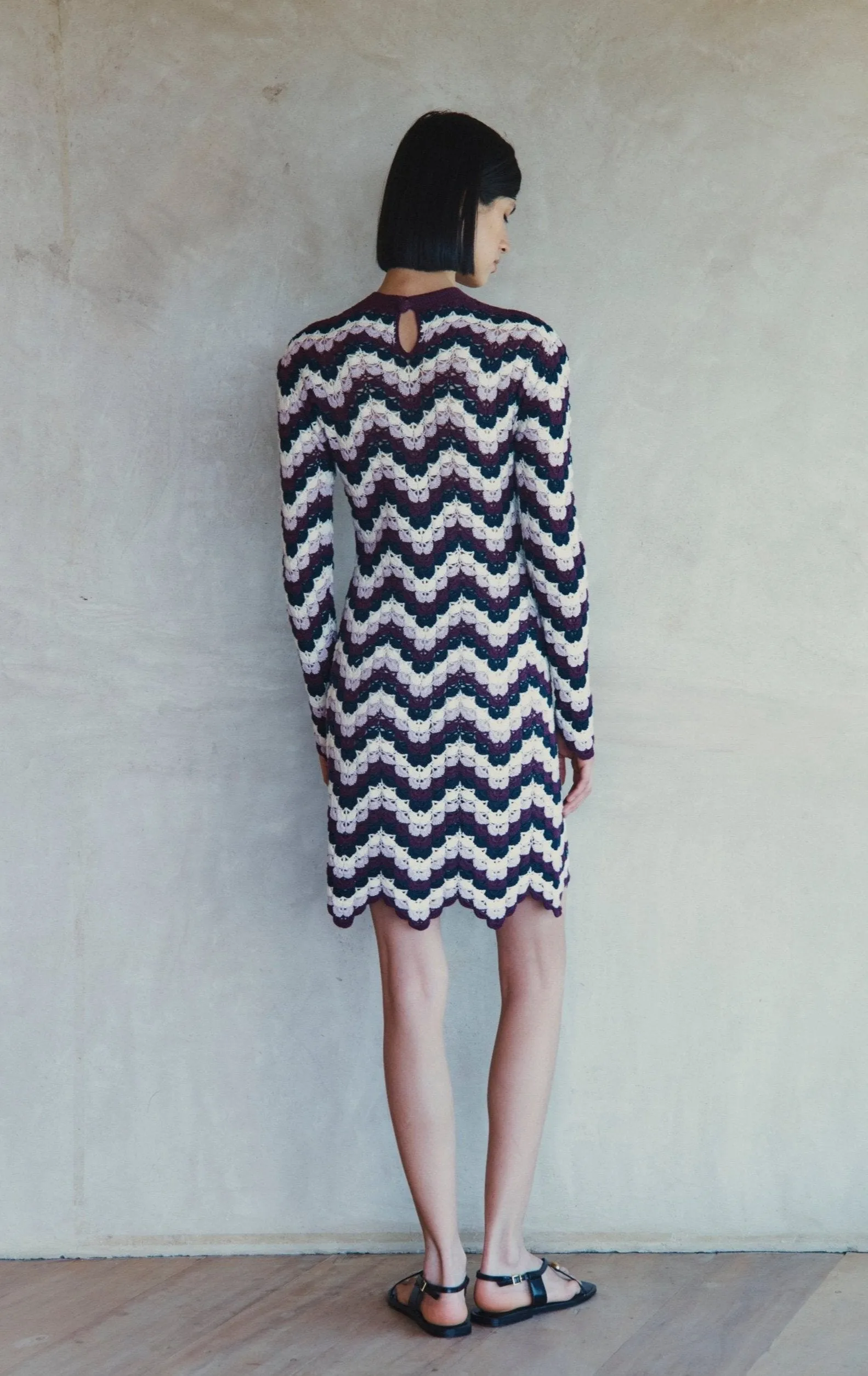 VICTORIA MINI DRESS | GRAPE BLUE sold by ESCVDO product image thumbnail 3