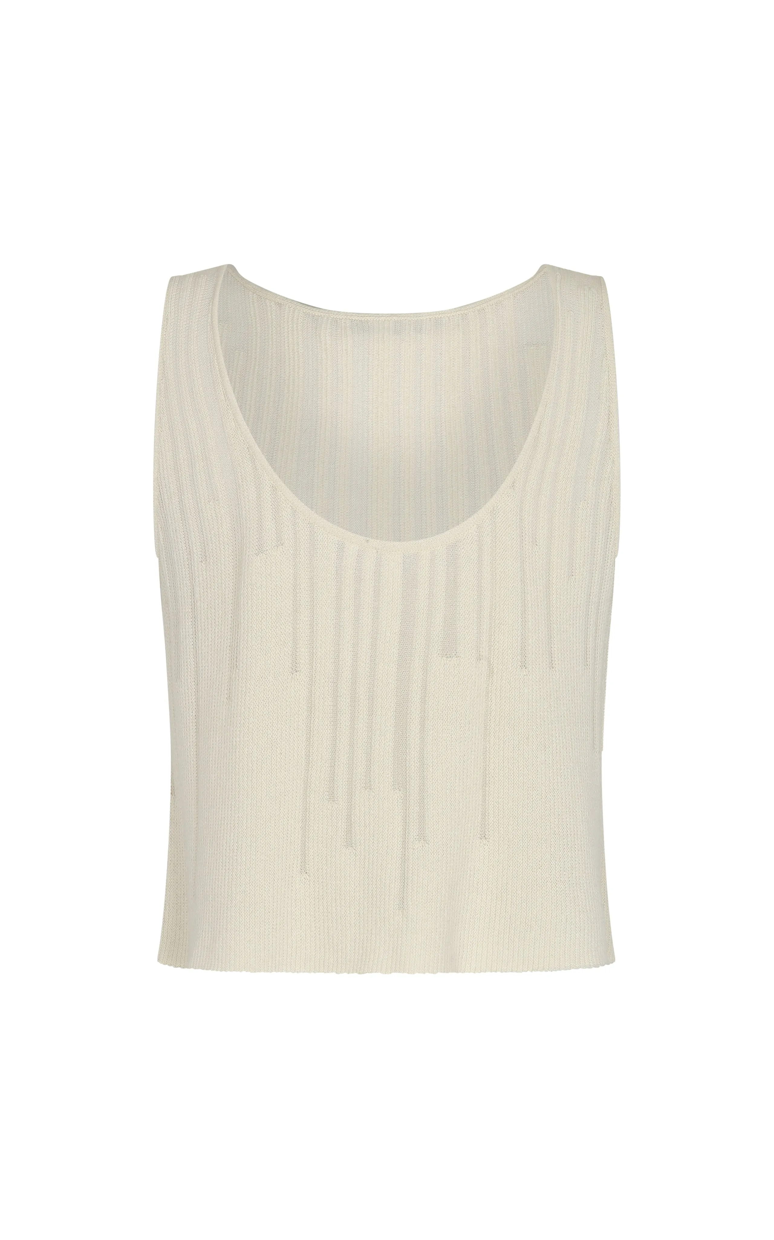 TUMBES TANK TOP | IVORY sold by ESCVDO product image thumbnail 3