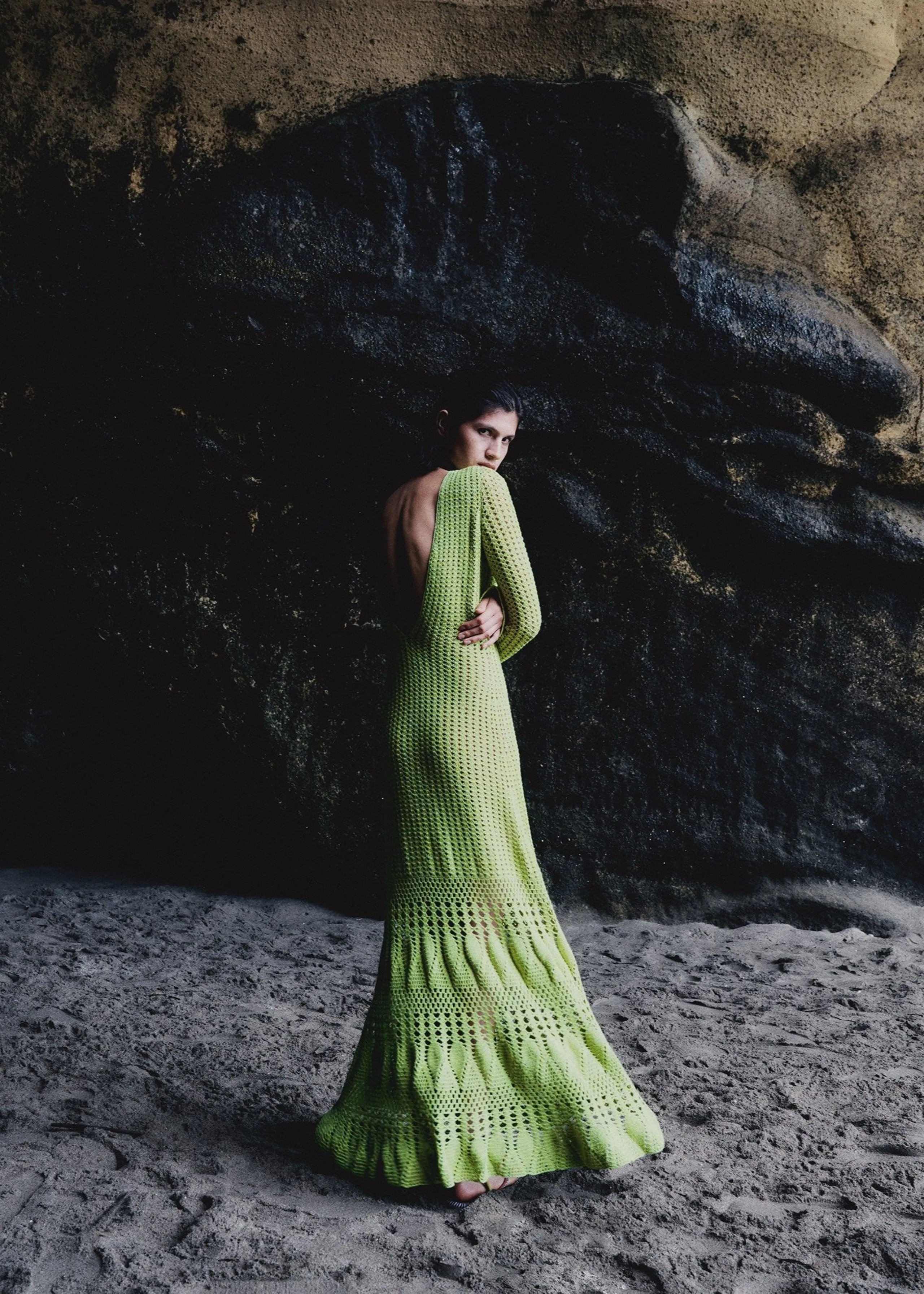 REFLEJO MAXI DRESS | PISTACCIO sold by ESCVDO