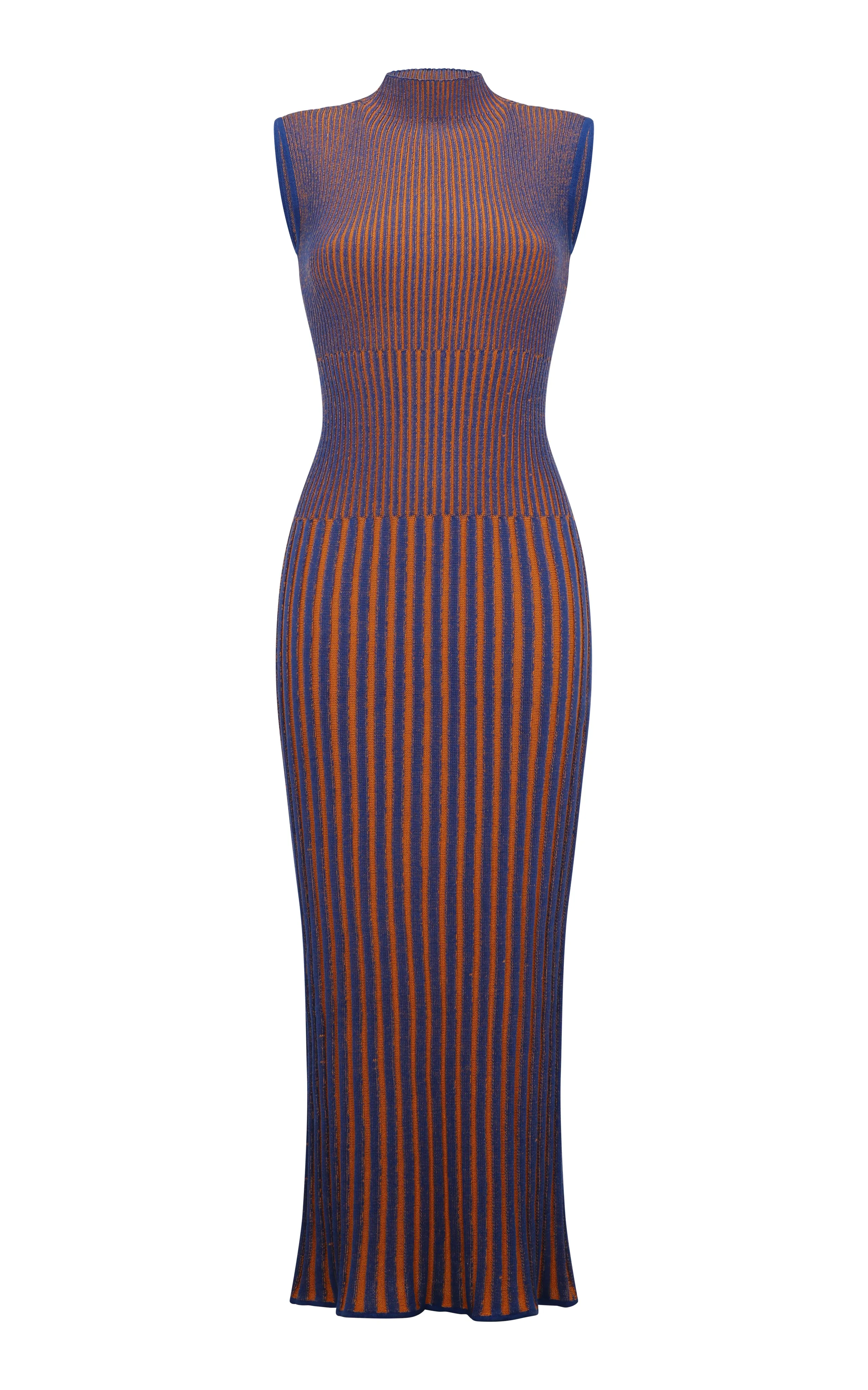 GOLFO MAXI DRESS | ELECTRIC BLUE ORANGE sold by ESCVDO product image thumbnail 3