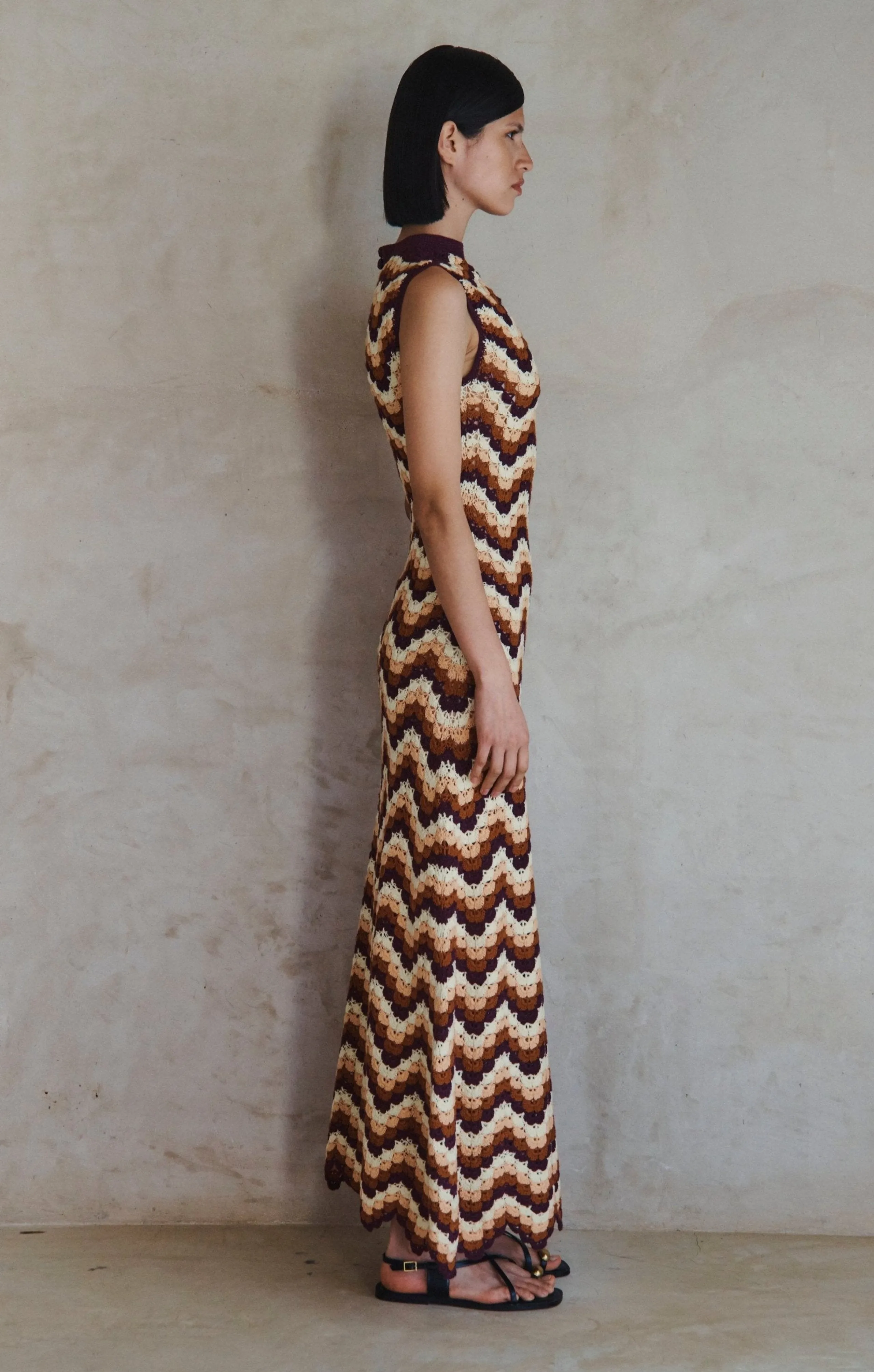 AMAZONAS MAXI DRESS | TERRACOTA sold by ESCVDO product image thumbnail 4