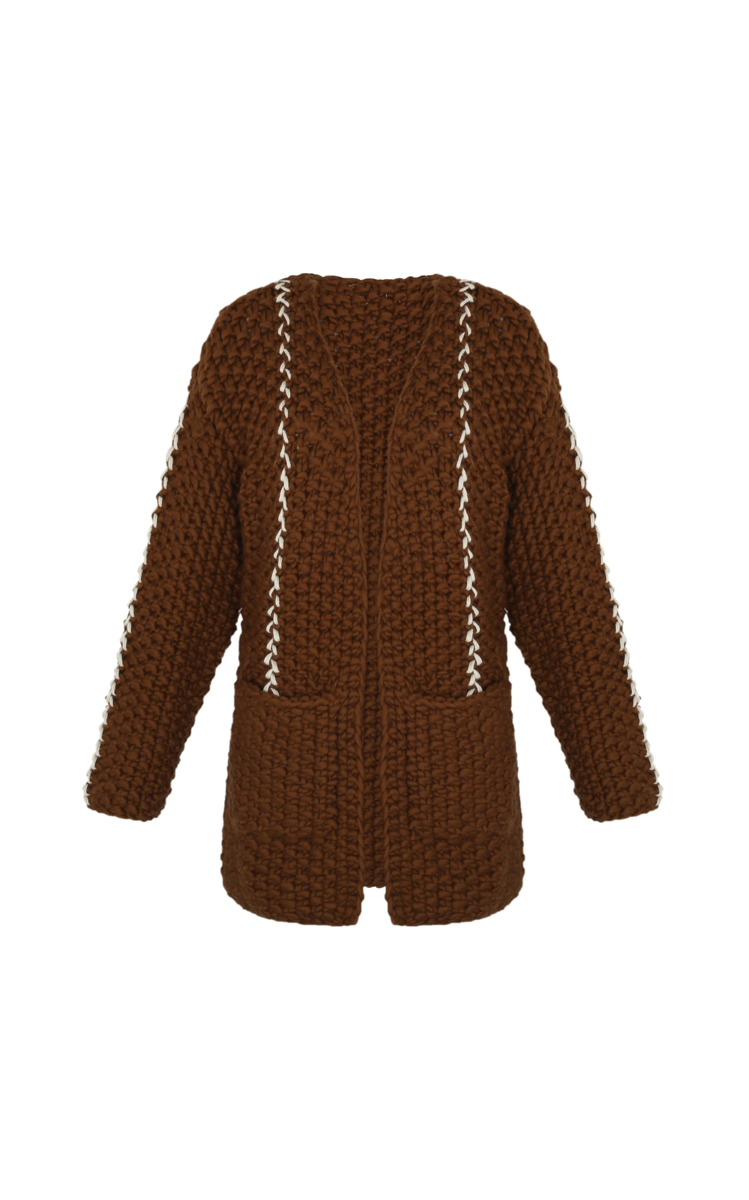 COCOON MAXI CARDIGAN | BROWN | PRE ORDER sold by ESCVDO product image thumbnail 2