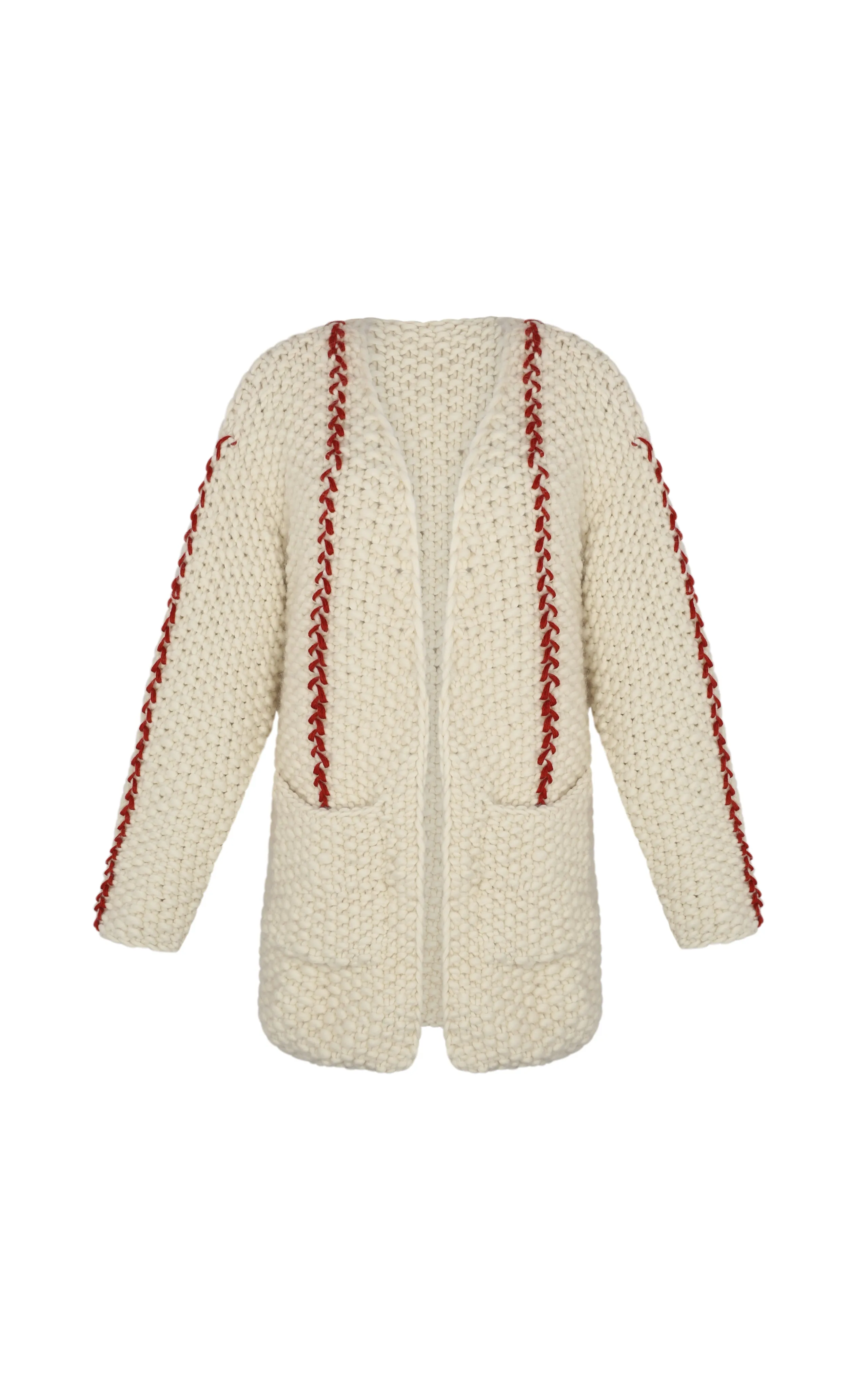 COCOON MAXI CARDIGAN | IVORY sold by ESCVDO product image thumbnail 2