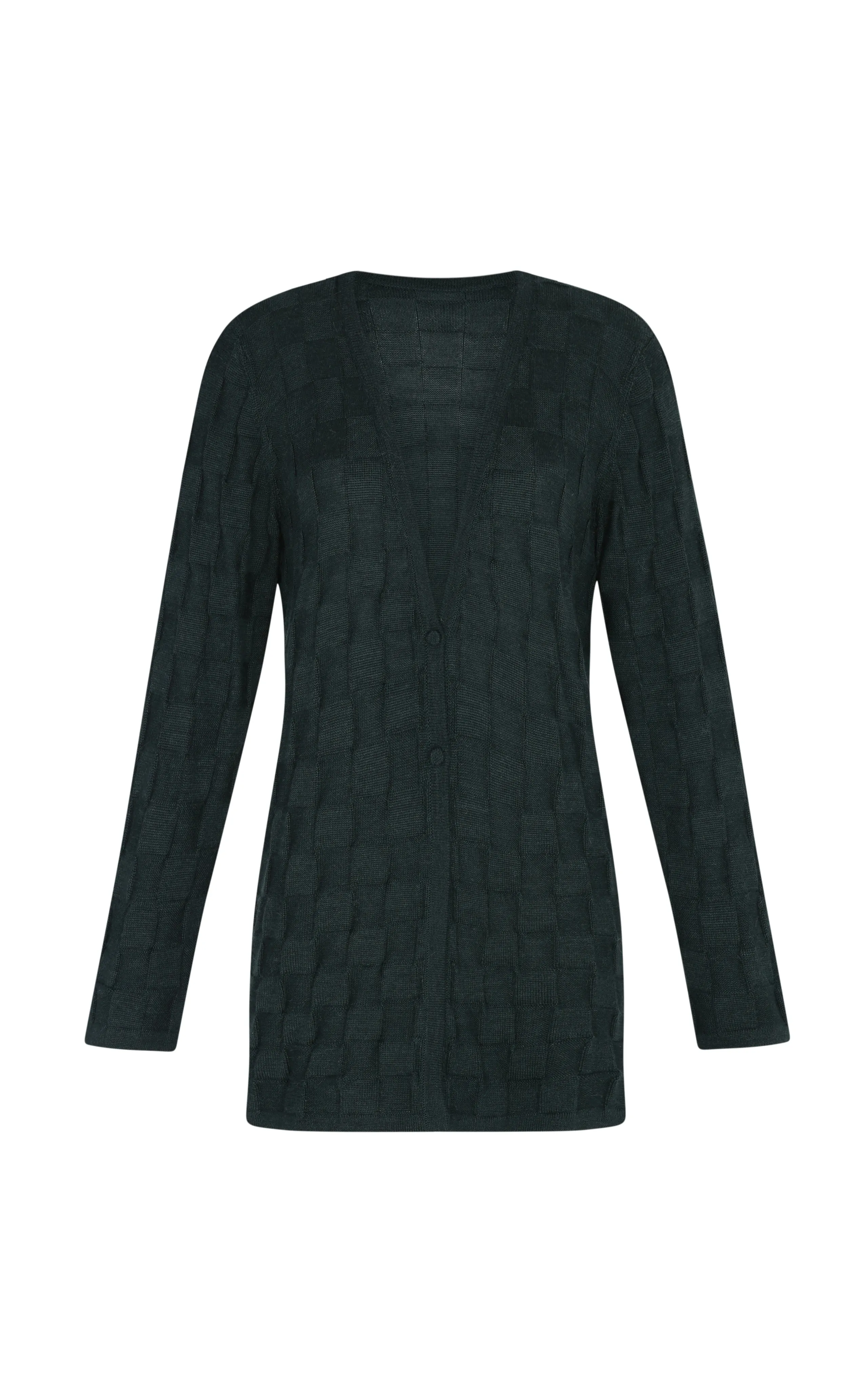 TAKI LIGHT KNIT CARDIGAN | GREEN sold by ESCVDO product image thumbnail 2