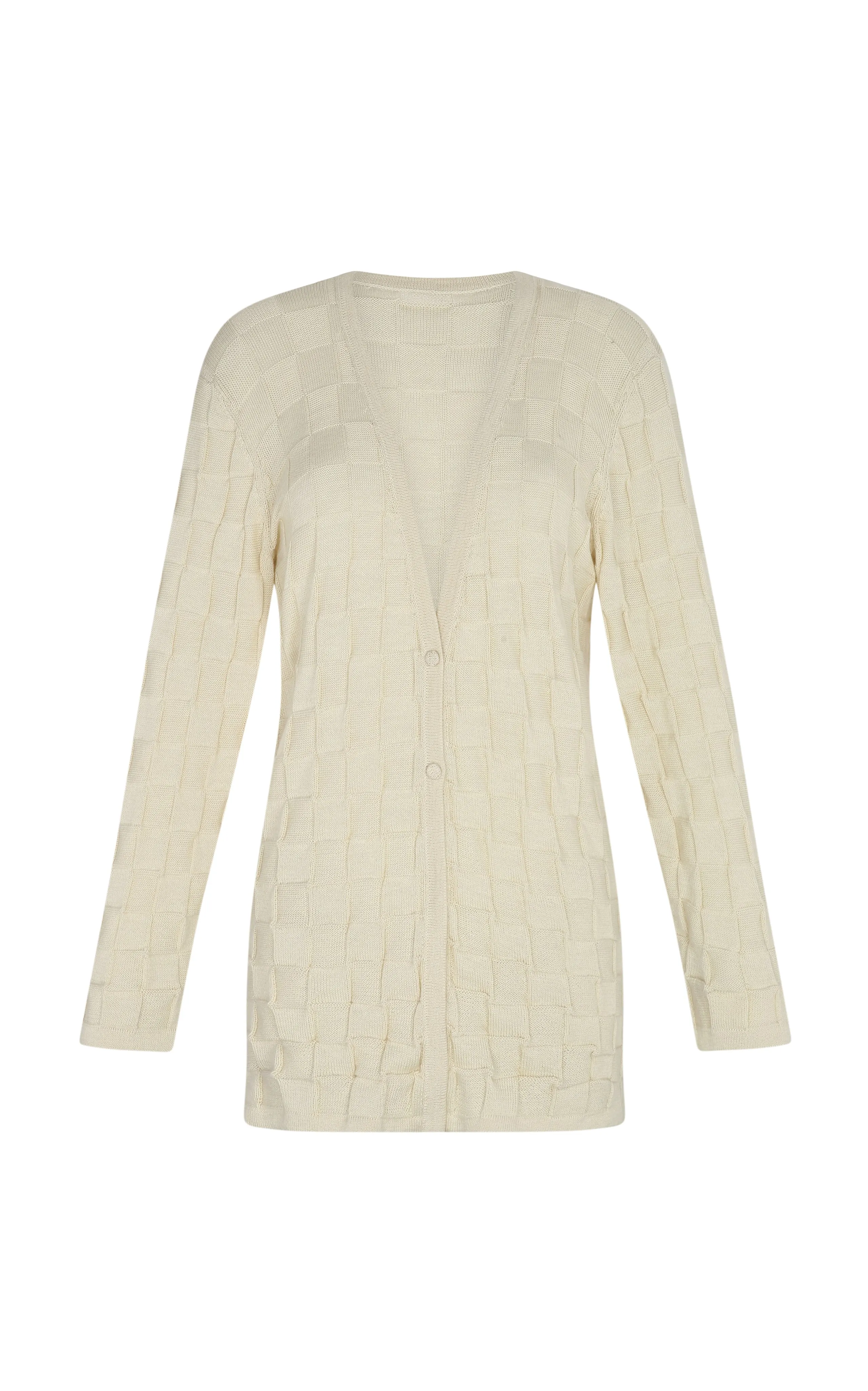 TAKI LIGHT KNIT CARDIGAN | IVORY sold by ESCVDO product image thumbnail 2