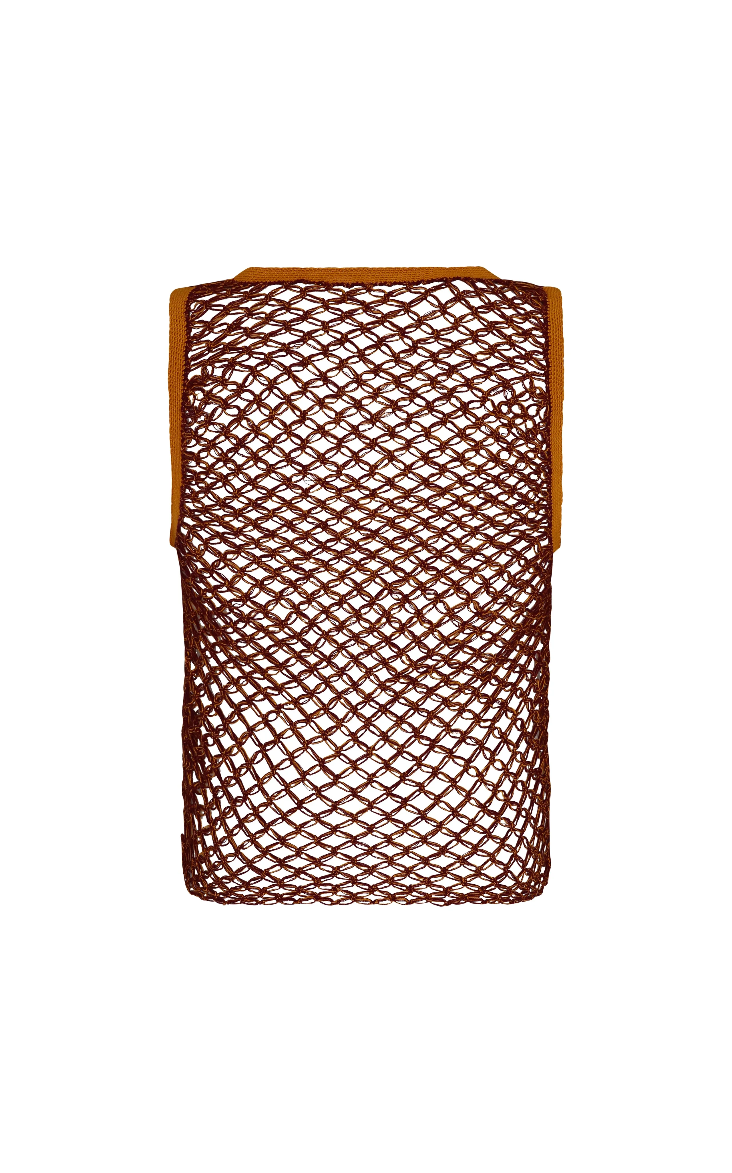 ILLAPA CROCHET TOP | ORANGE-BROWN sold by ESCVDO product image thumbnail 5