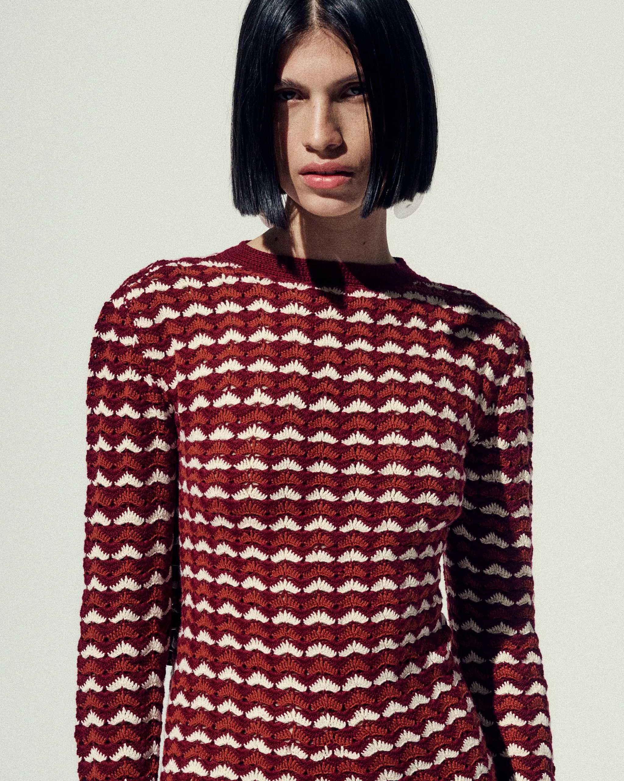 TOTORA MINI DRESS | BROWN-WINE sold by ESCVDO product image thumbnail 2