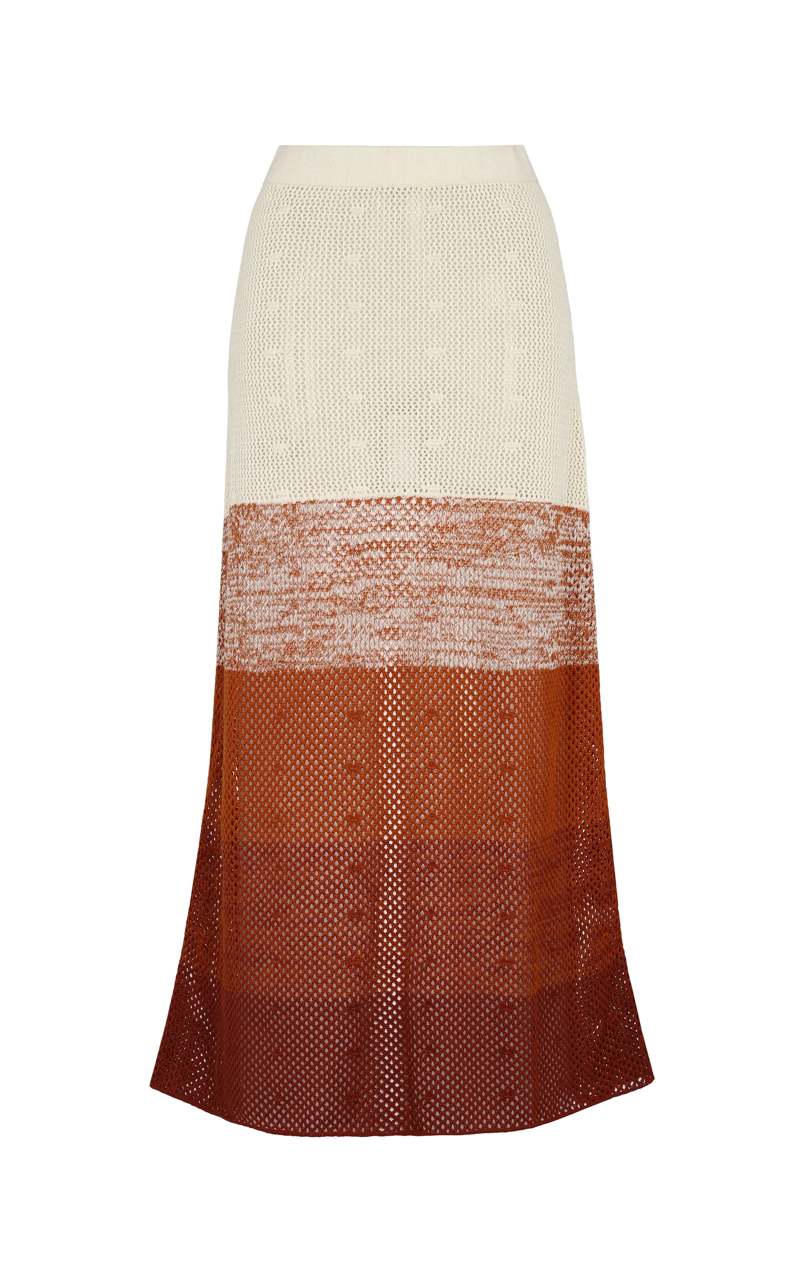 OFRENDA SKIRT | IVORY - BROWN sold by ESCVDO