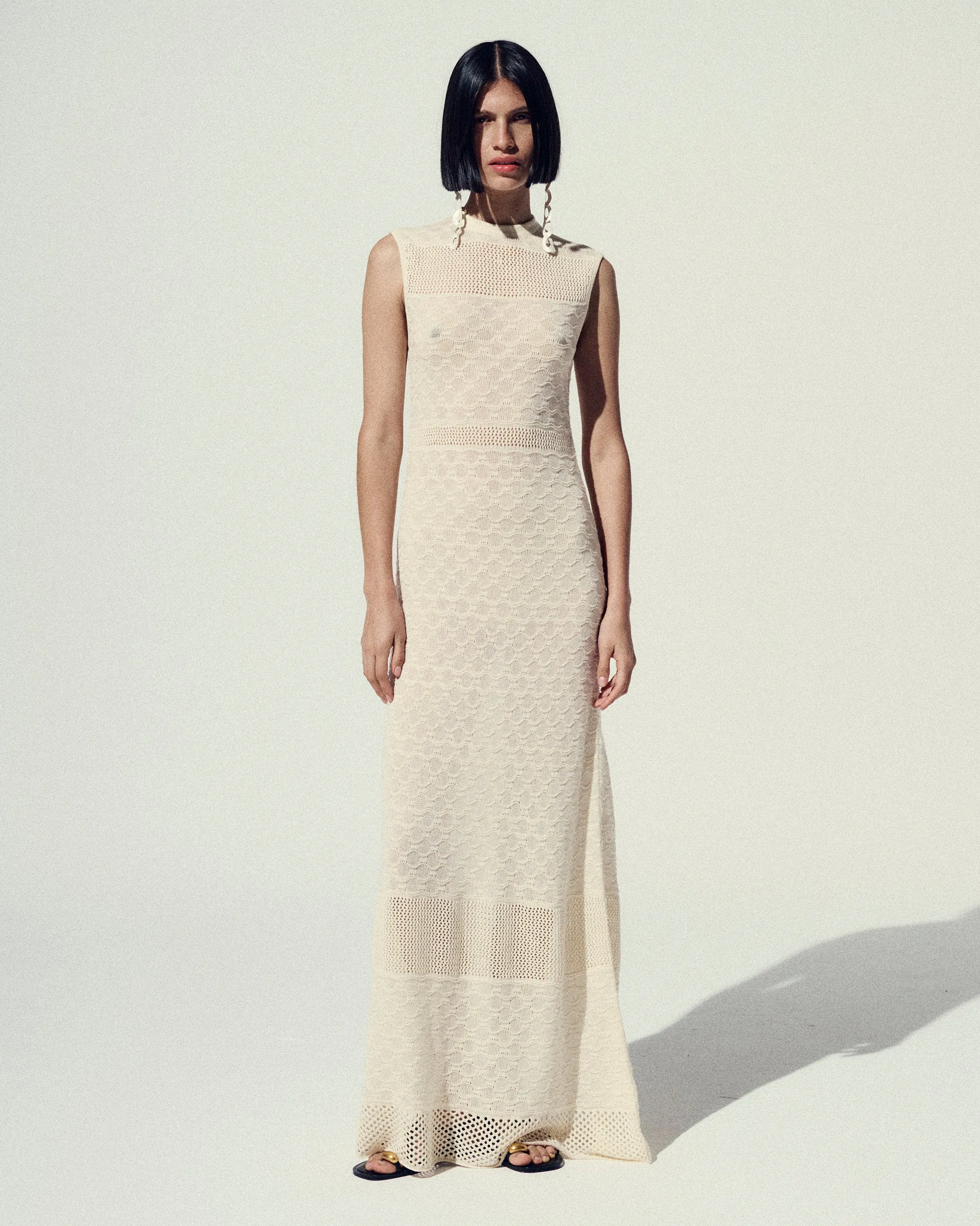FRONTERA MAXI DRESS | IVORY sold by ESCVDO product image thumbnail 2