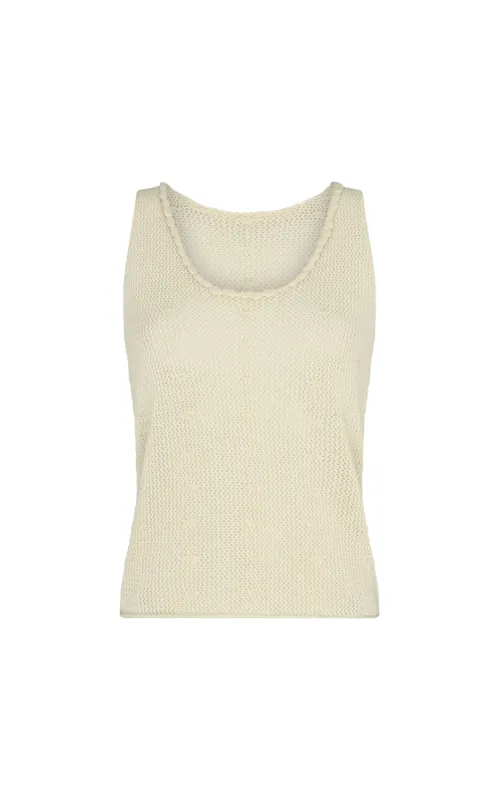 OFRENDA TANK TOP | IVORY sold by ESCVDO