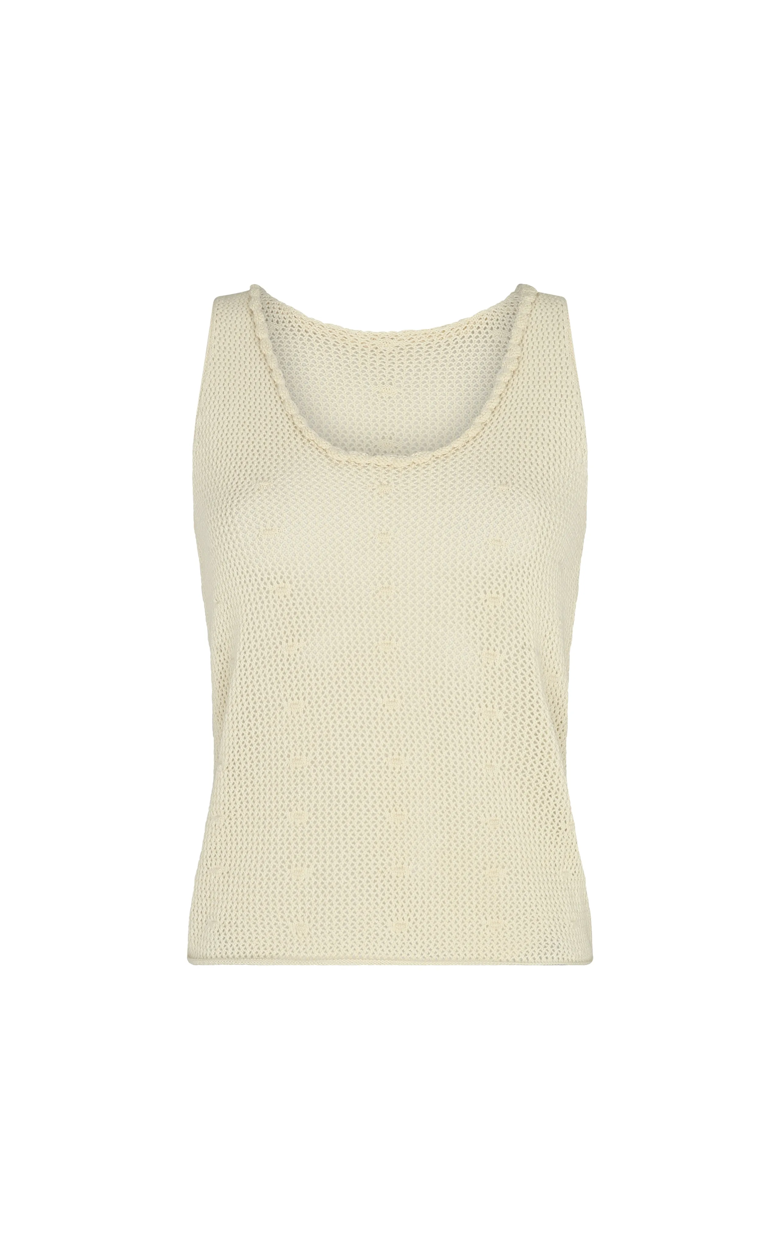 OFRENDA TANK TOP | IVORY sold by ESCVDO