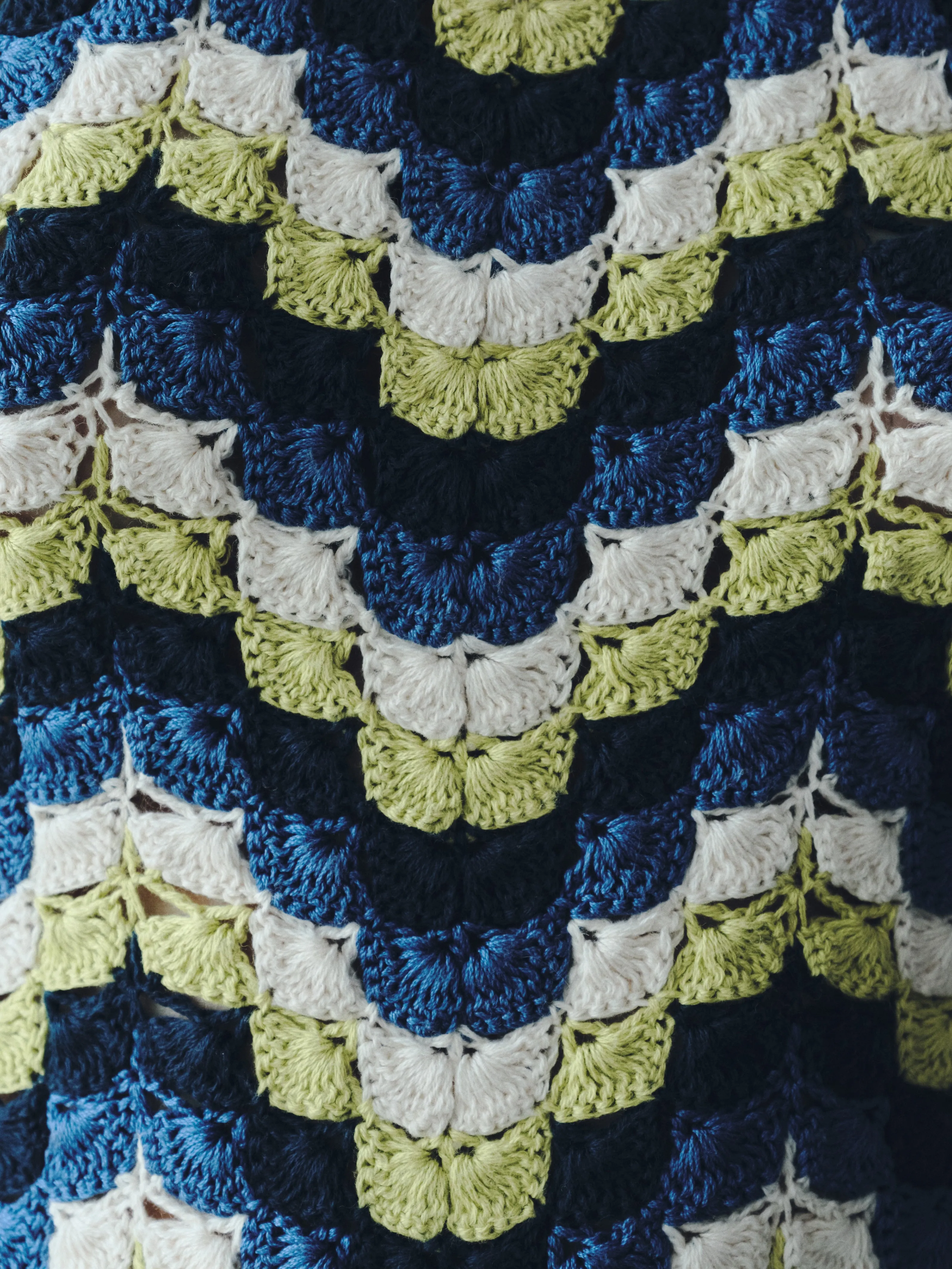 MAREA CROCHET MAXI DRESS | BLUES - LIME GREEN sold by ESCVDO product image thumbnail 4