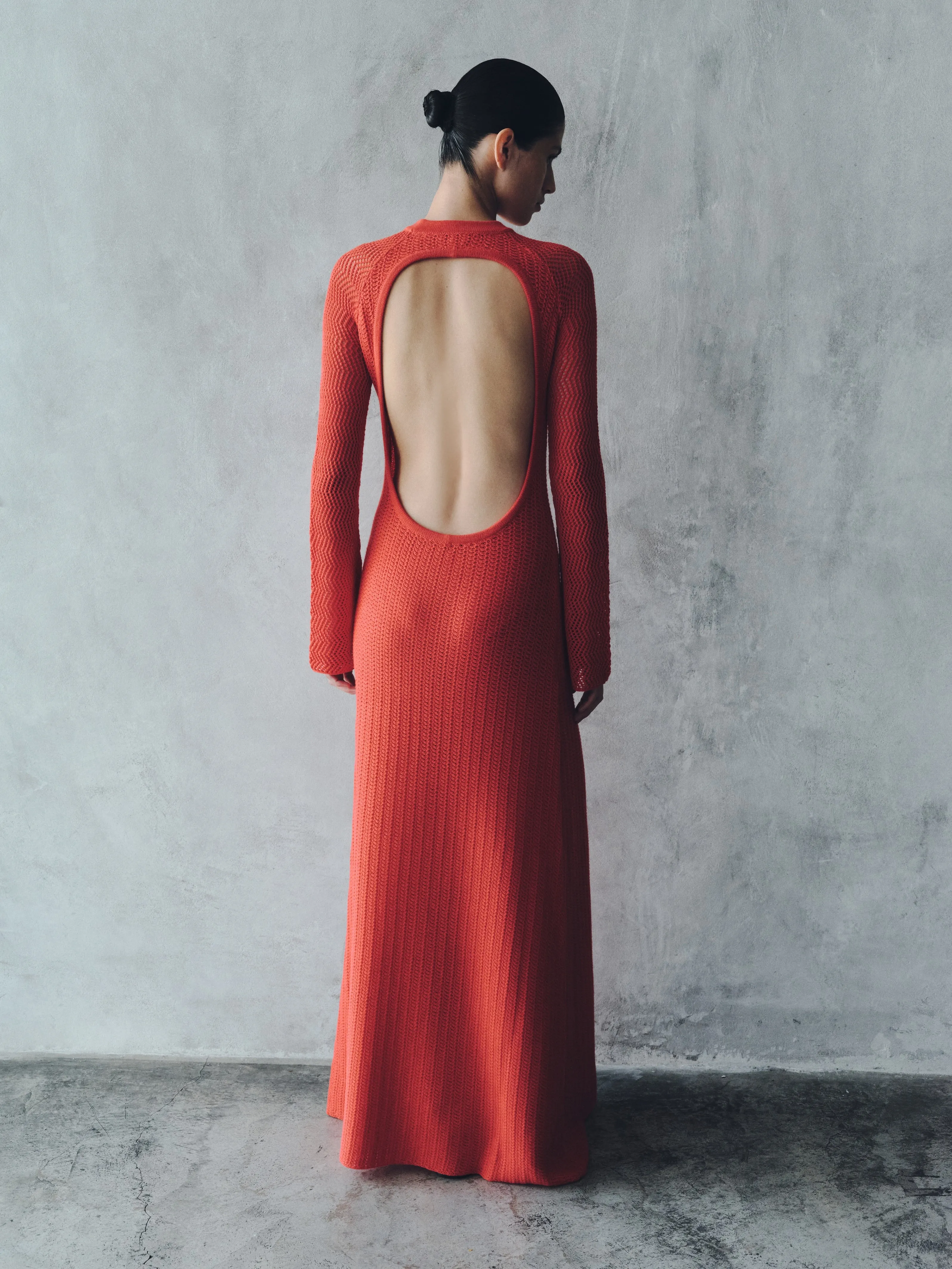 CUMBRE MAXI DRESS | TANGERINE sold by ESCVDO product image thumbnail 3