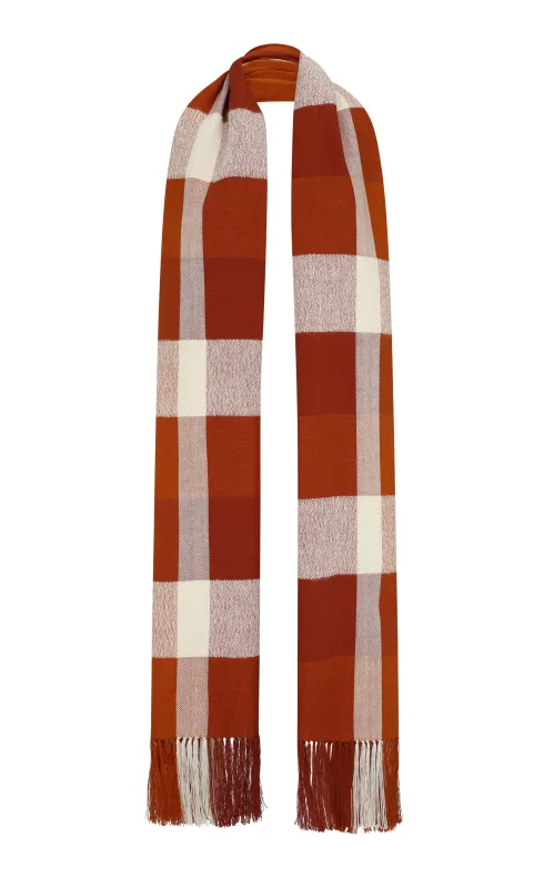 SPONDYLUS SCARF | IVORY- TOBACCO sold by ESCVDO