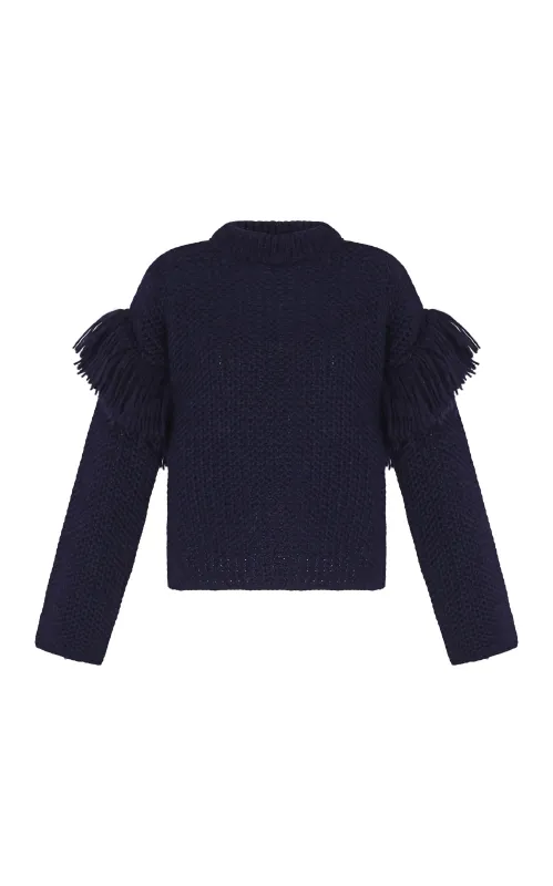 USHNU SWEATER | NAVY sold by ESCVDO