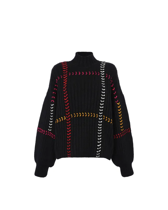 PAJARA SWEATER | BLACK sold by ESCVDO