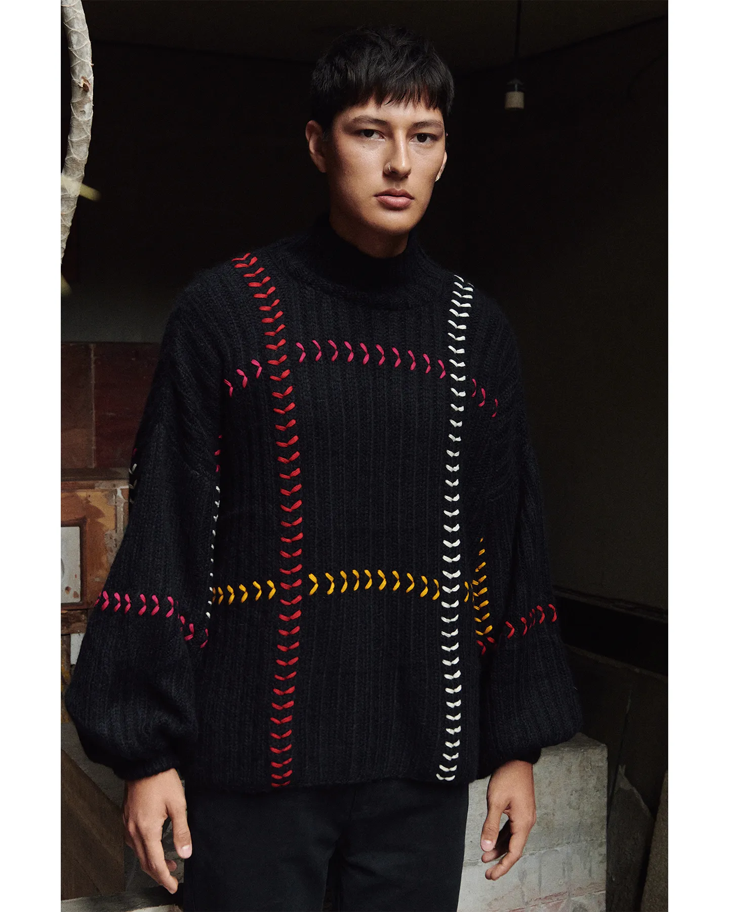 PAJARA SWEATER | BLACK sold by ESCVDO product image thumbnail 3