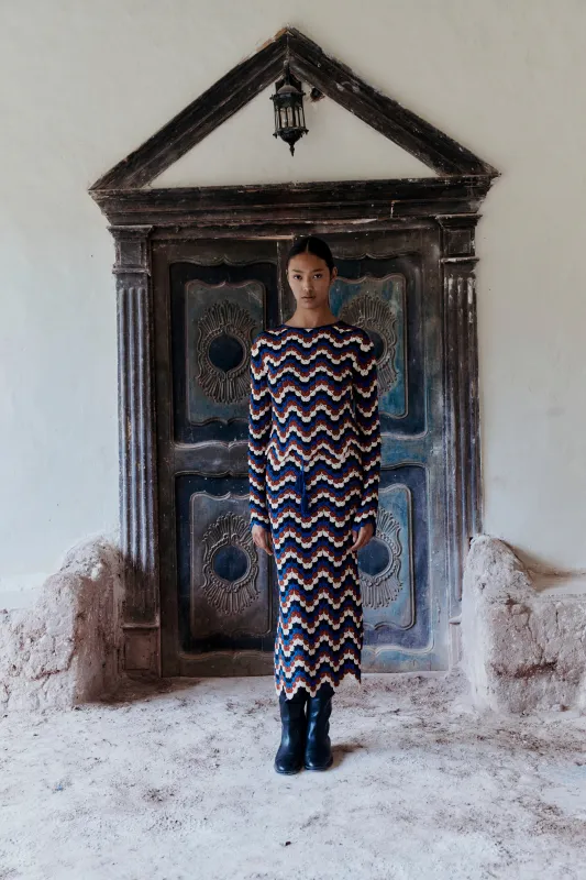 SAFI LONG SLEEVE TOP | ELECTRIC BLUE - BURGUNDY - IVORY | PRE ORDER made by ESCVDO