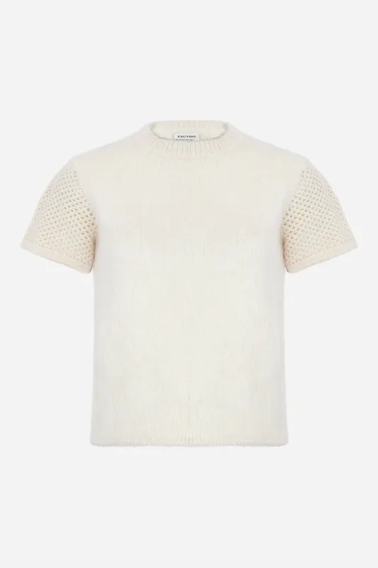 PABLITO TOP | IVORY made by ESCVDO
