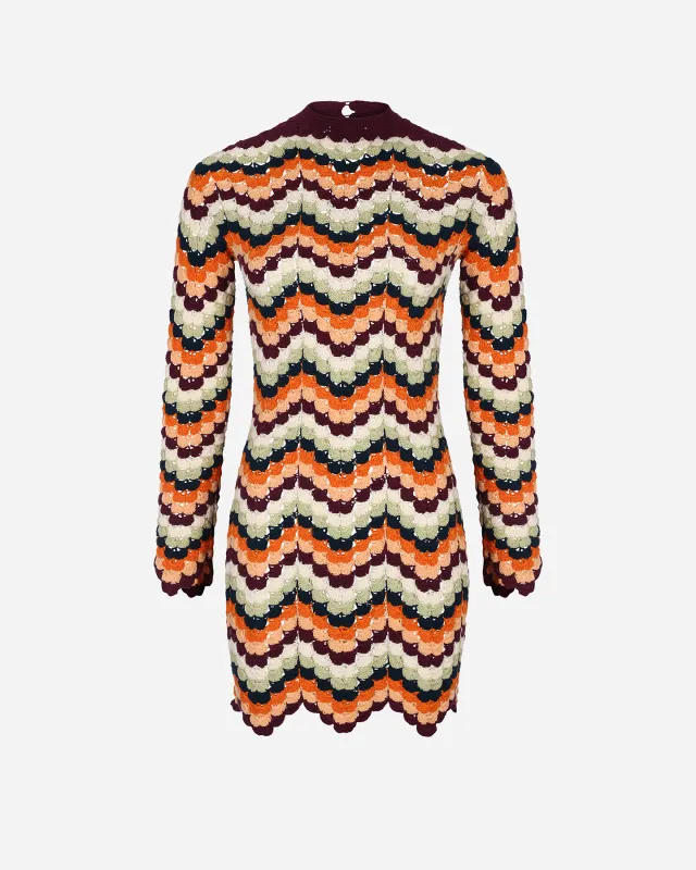 VICTORIA MINI DRESS | PISTACCIO - TERRACOTA sold by ESCVDO