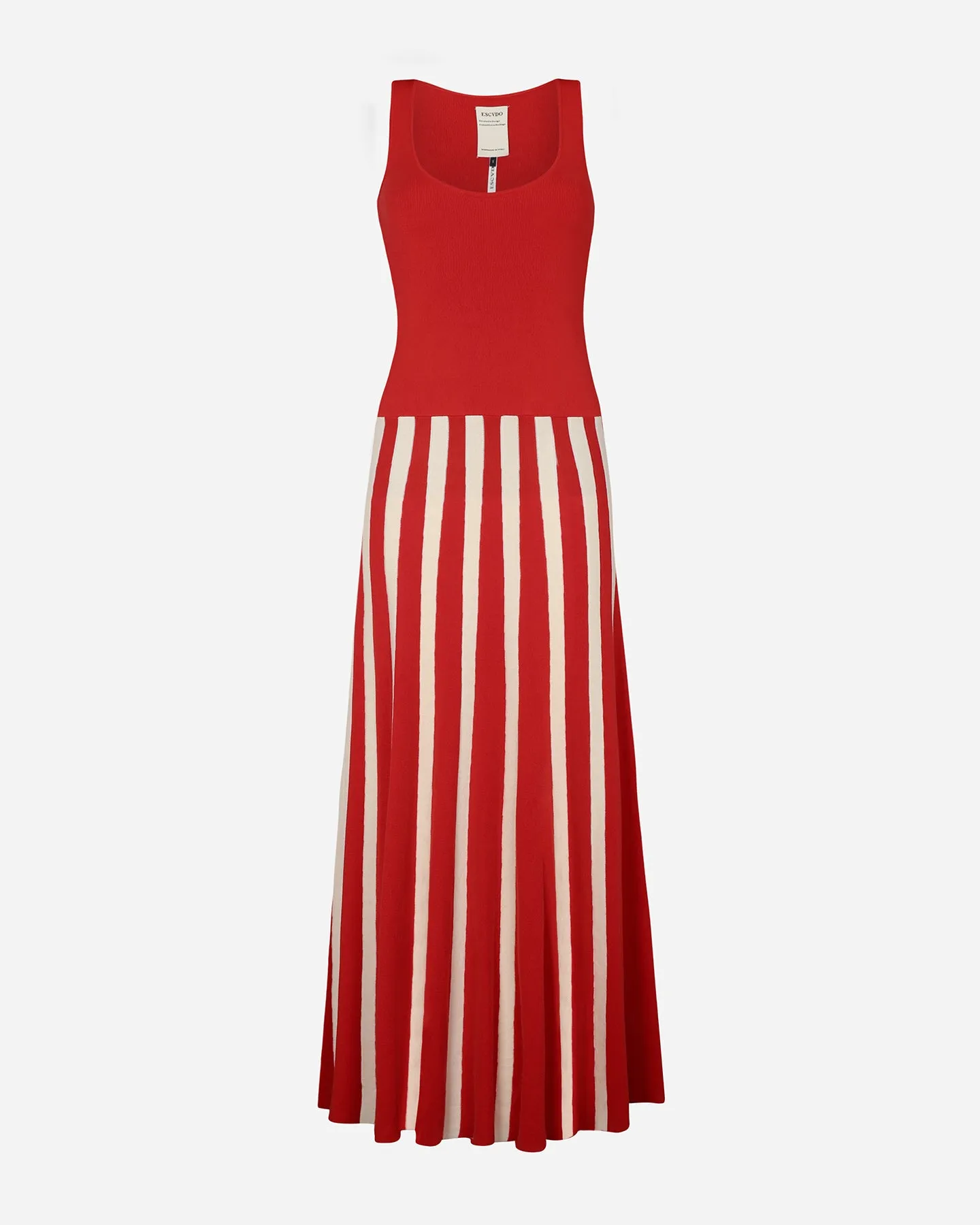 AGRESTE SLEEVELESS MAXI DRESS | RED sold by ESCVDO