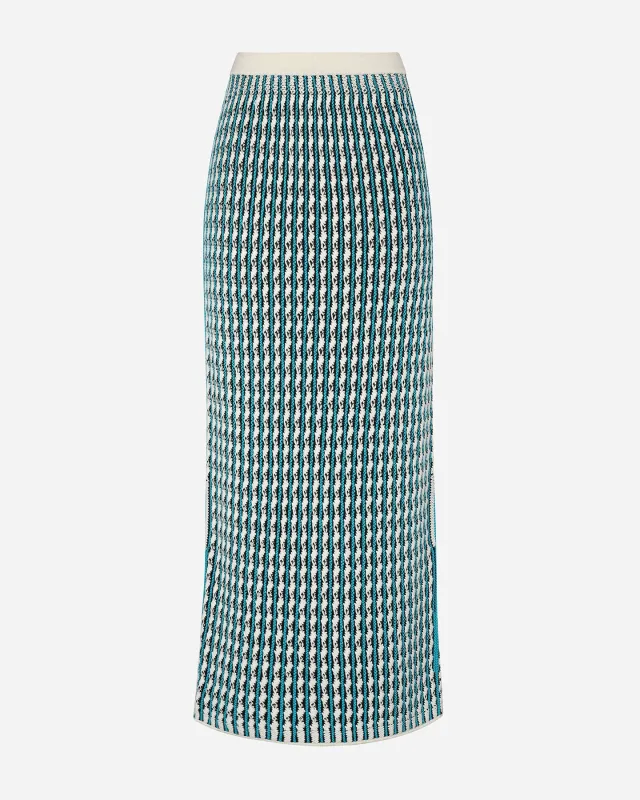MITO MIDI SKIRT | IVORY & CIAN sold by ESCVDO