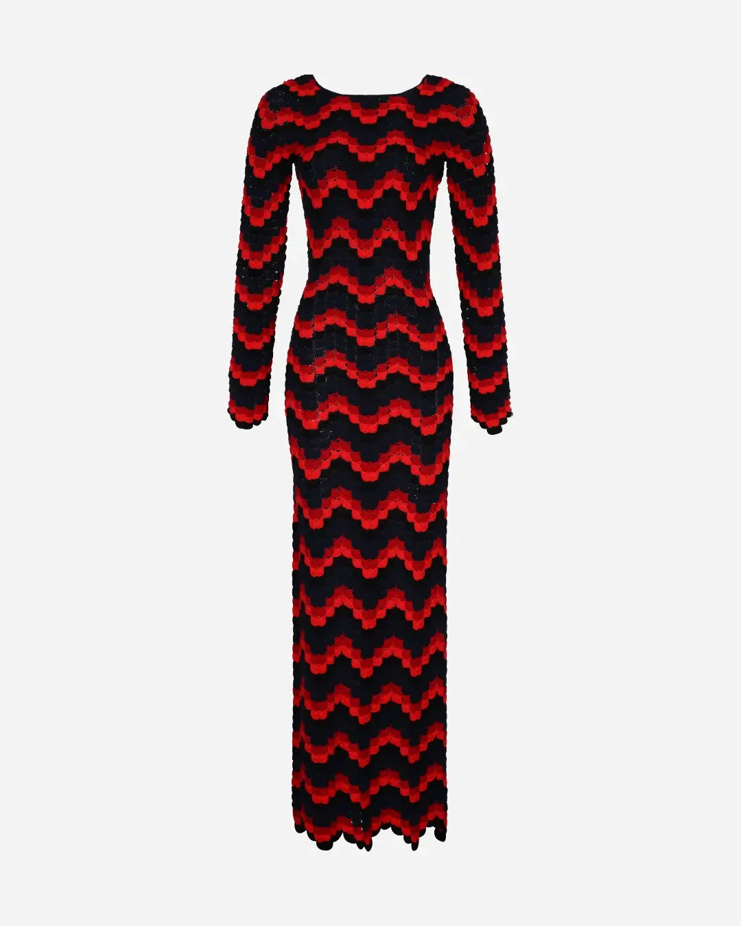 URSULA Maxi Dress | Red Navy sold by ESCVDO