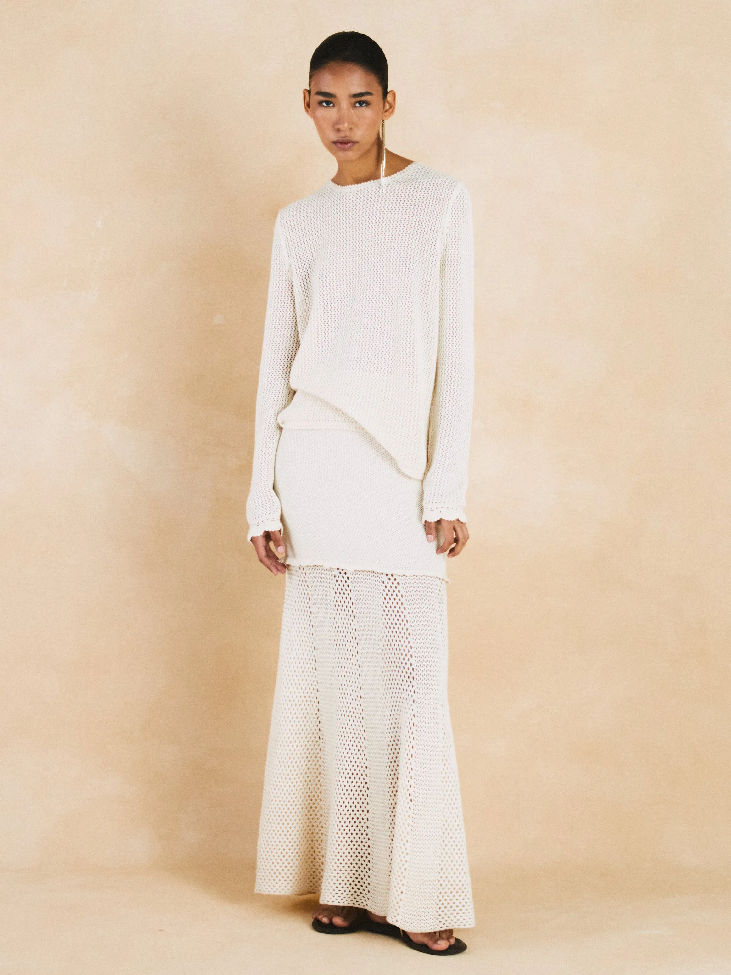 MURAL Top | Ivory sold by ESCVDO product image thumbnail 2
