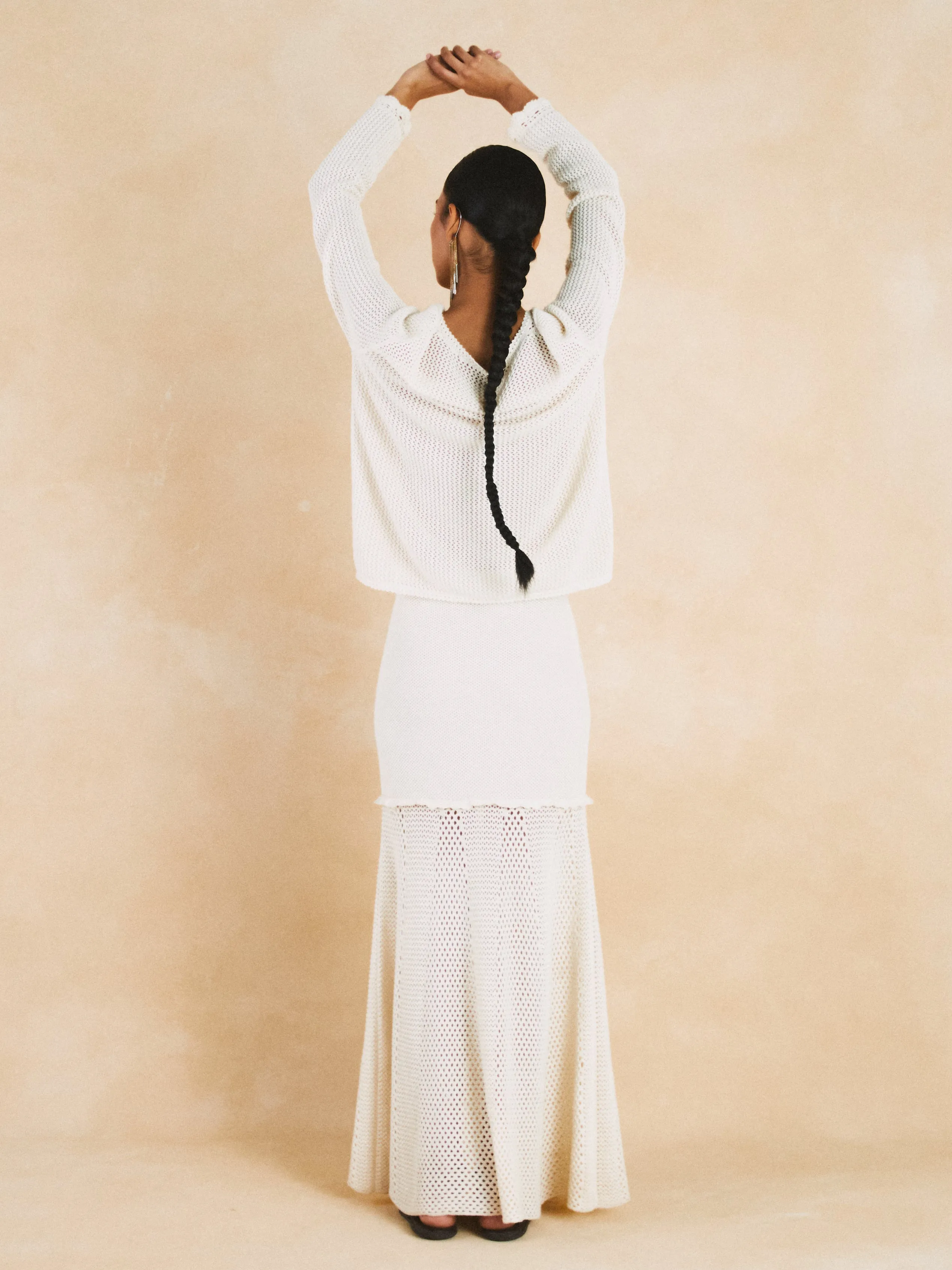 MURAL Top | Ivory sold by ESCVDO product image thumbnail 4