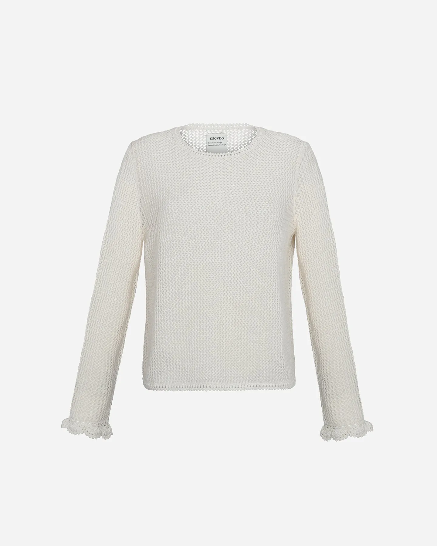 MURAL Top | Ivory sold by ESCVDO