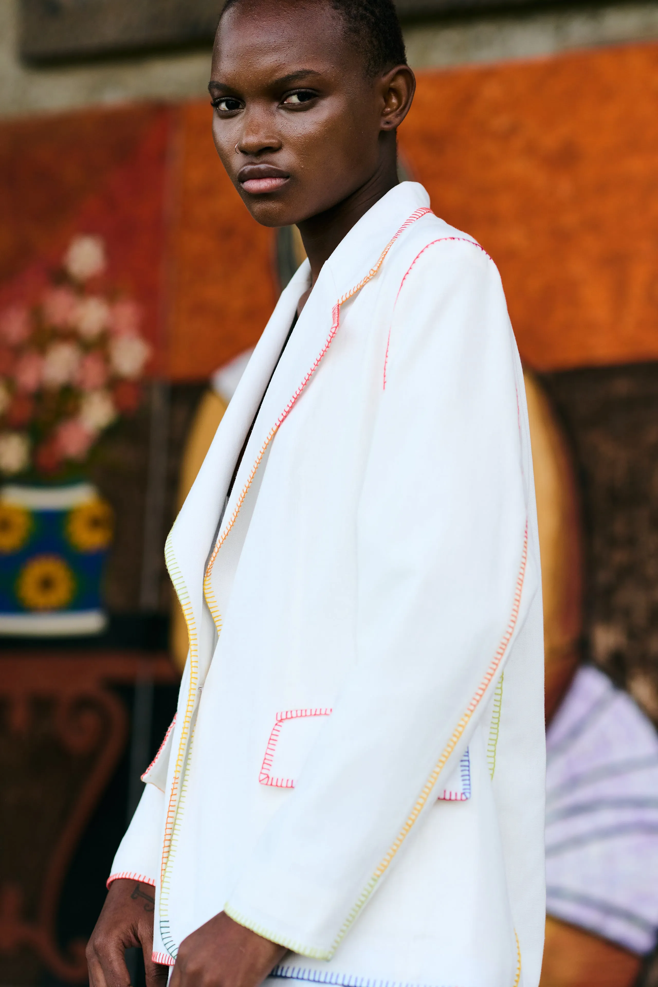 JARANA BLAZER | IVORY sold by ESCVDO product image thumbnail 3