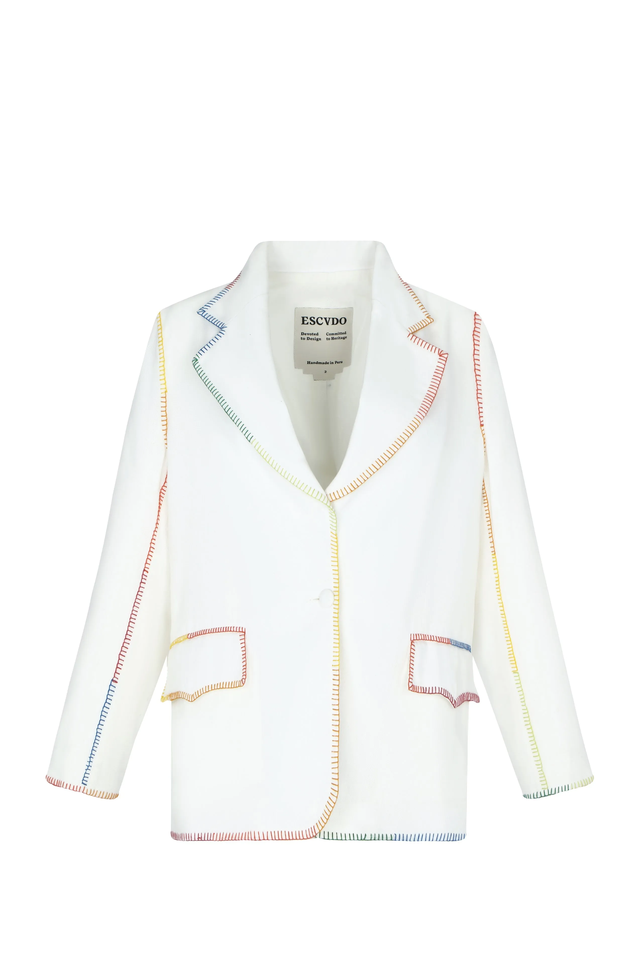 JARANA BLAZER | IVORY sold by ESCVDO product image thumbnail 4