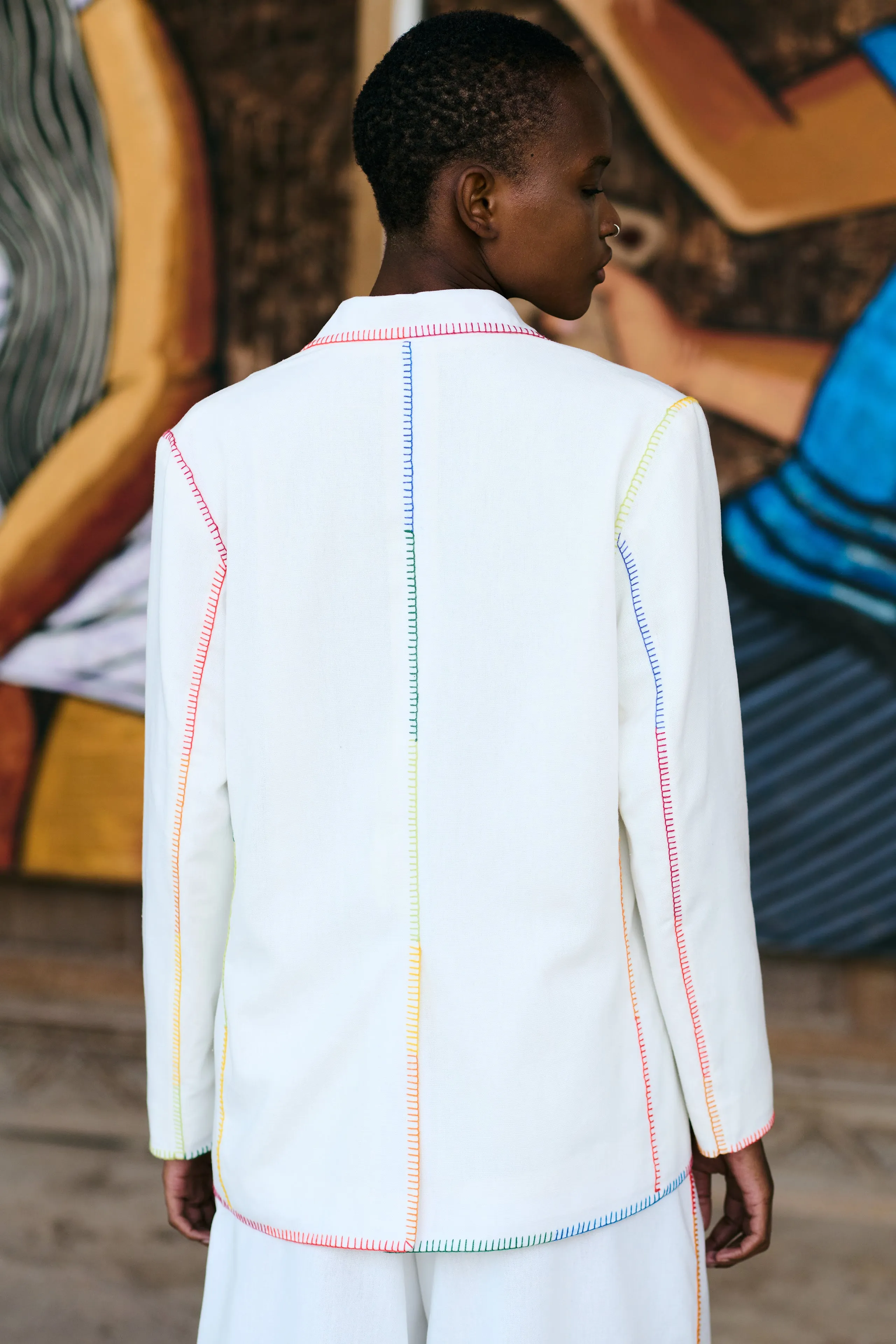 JARANA BLAZER | IVORY sold by ESCVDO product image thumbnail 5
