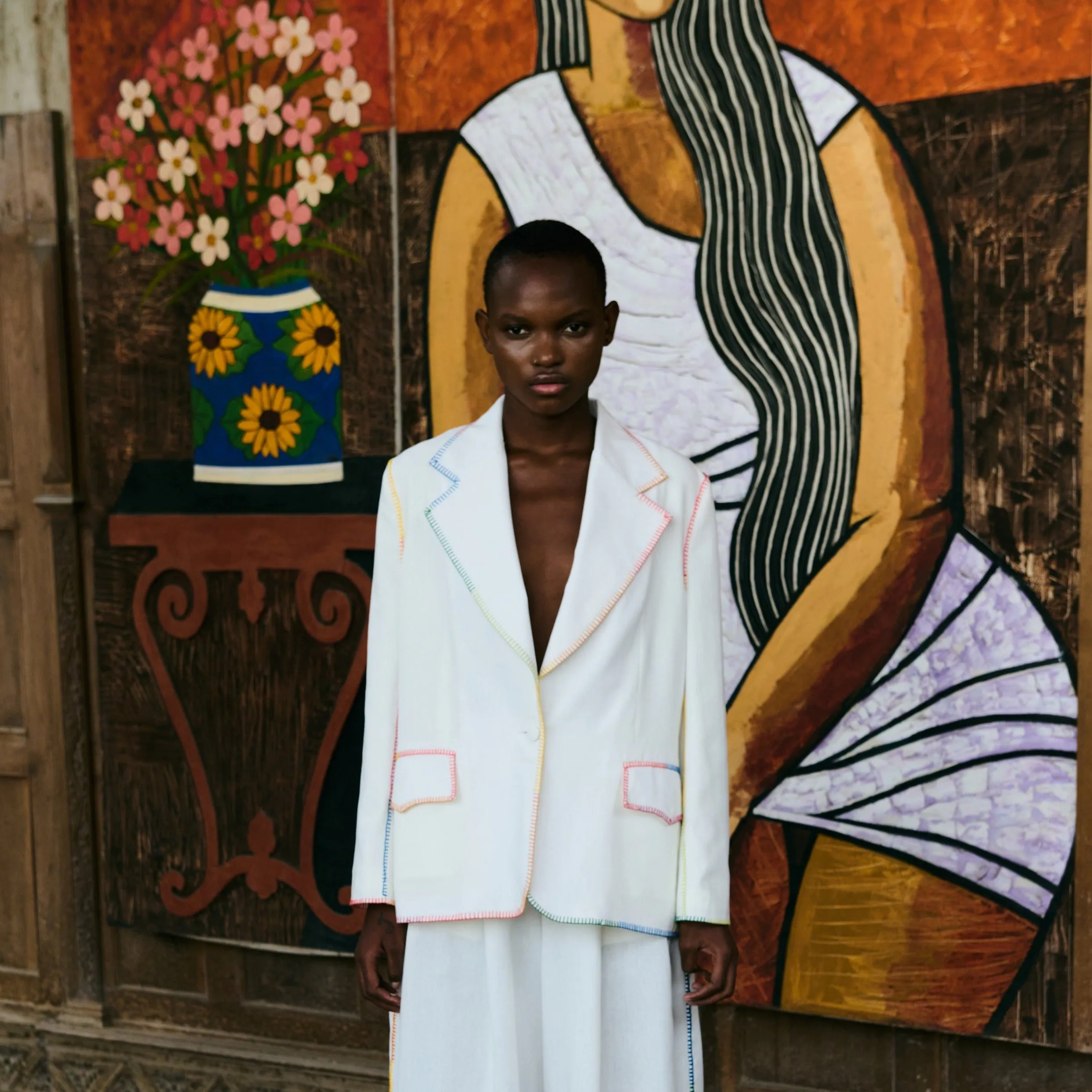 JARANA BLAZER | IVORY sold by ESCVDO product image thumbnail 2