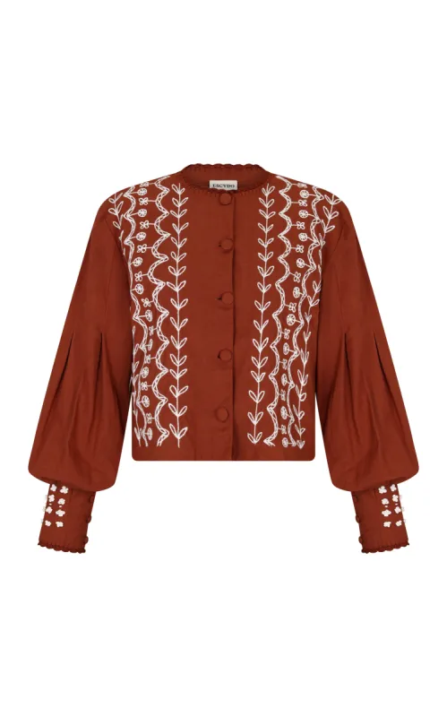TRADICION JACKET | BROWN made by ESCVDO