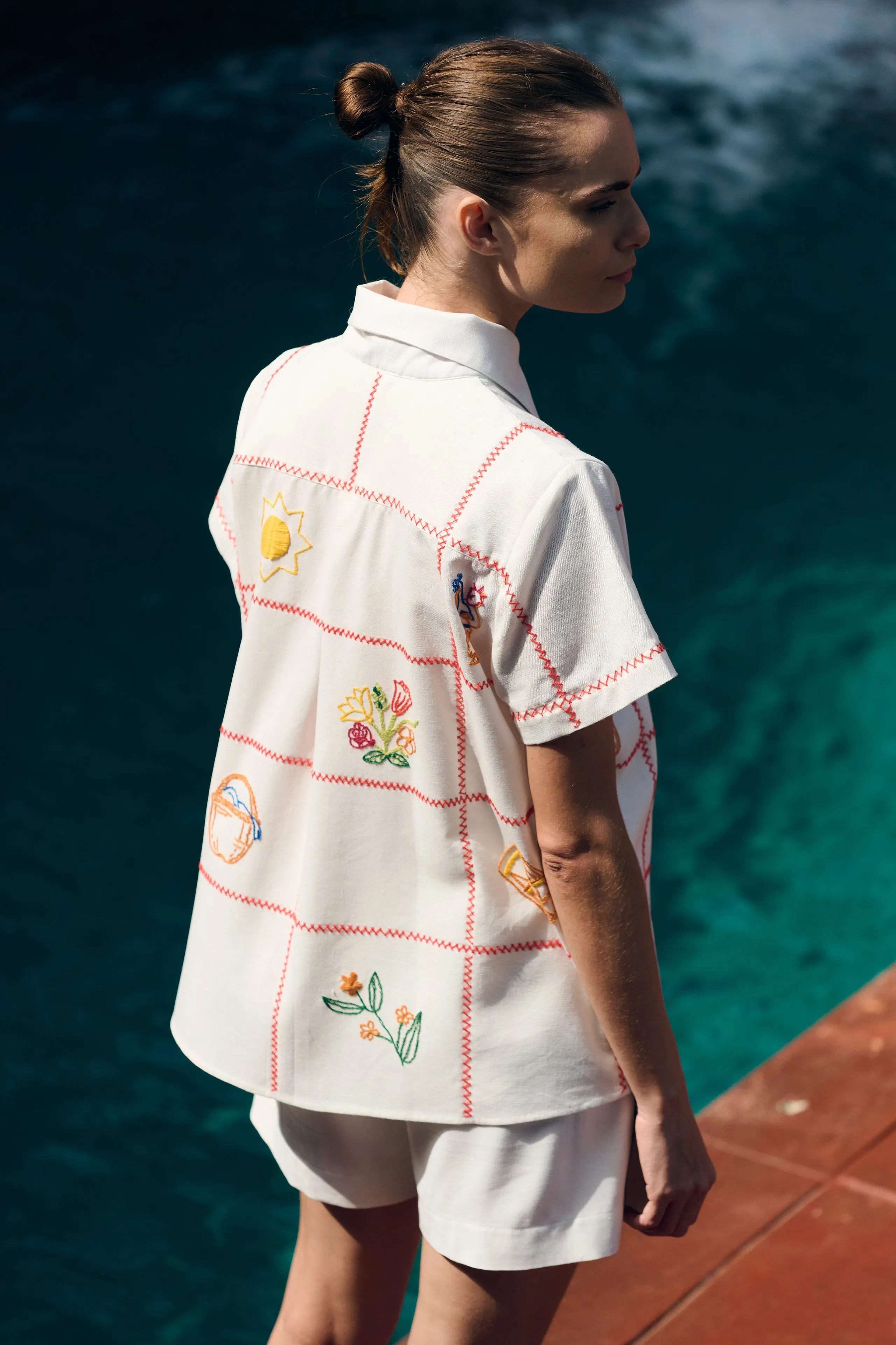 CARMEN SHIRT | IVORY sold by ESCVDO product image thumbnail 4