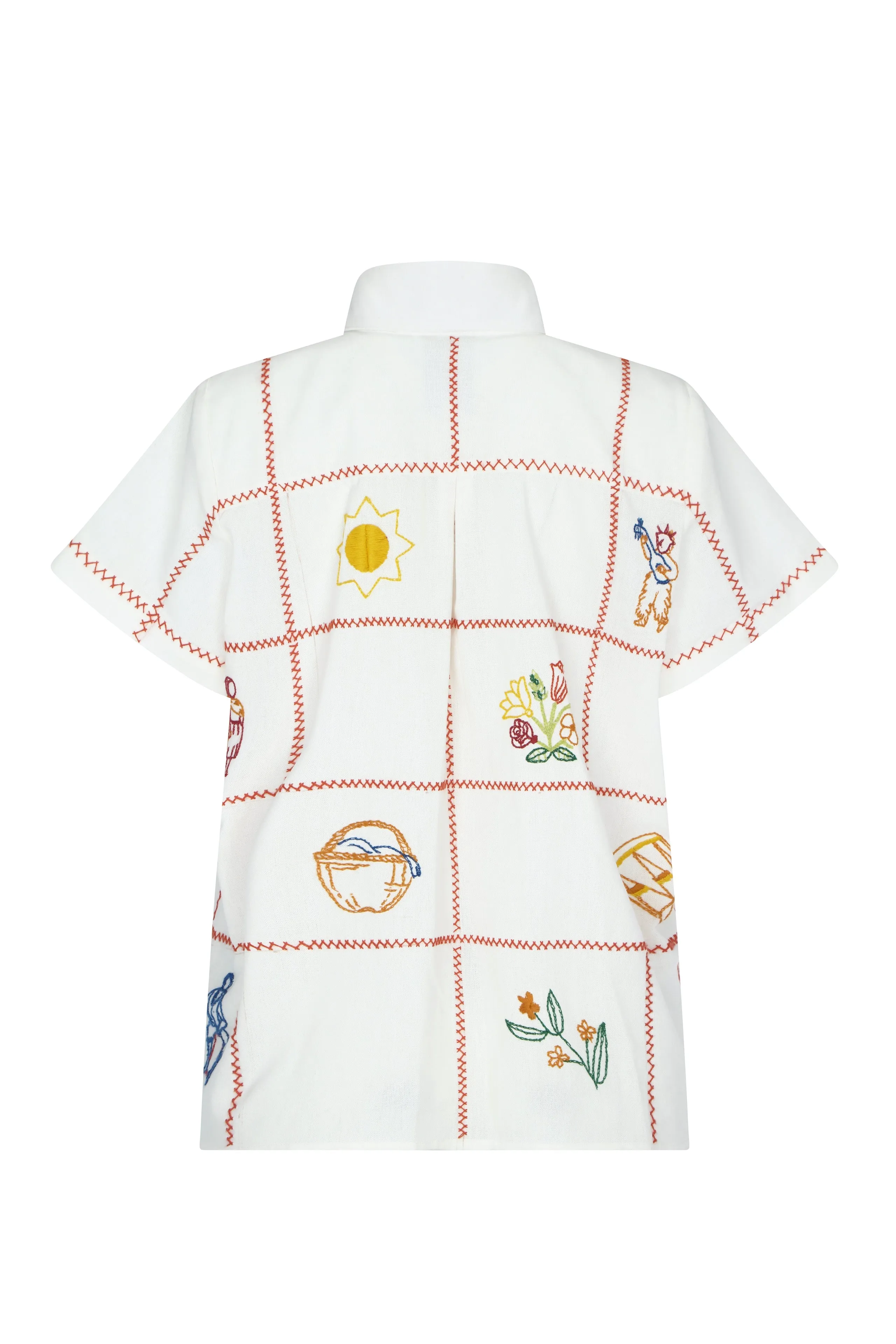 CARMEN SHIRT | IVORY sold by ESCVDO product image thumbnail 5