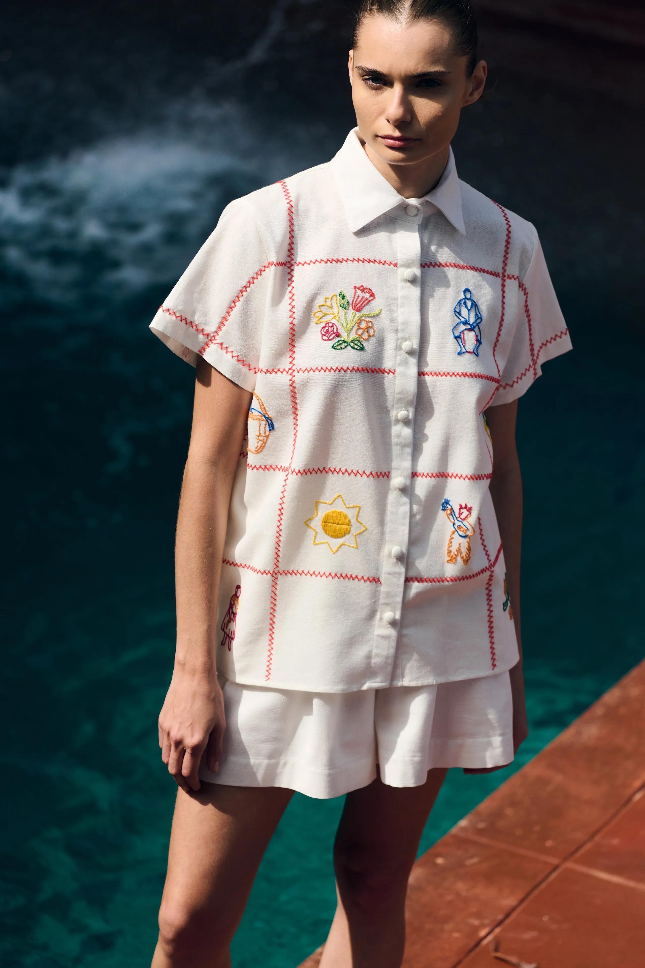 CARMEN SHIRT | IVORY sold by ESCVDO