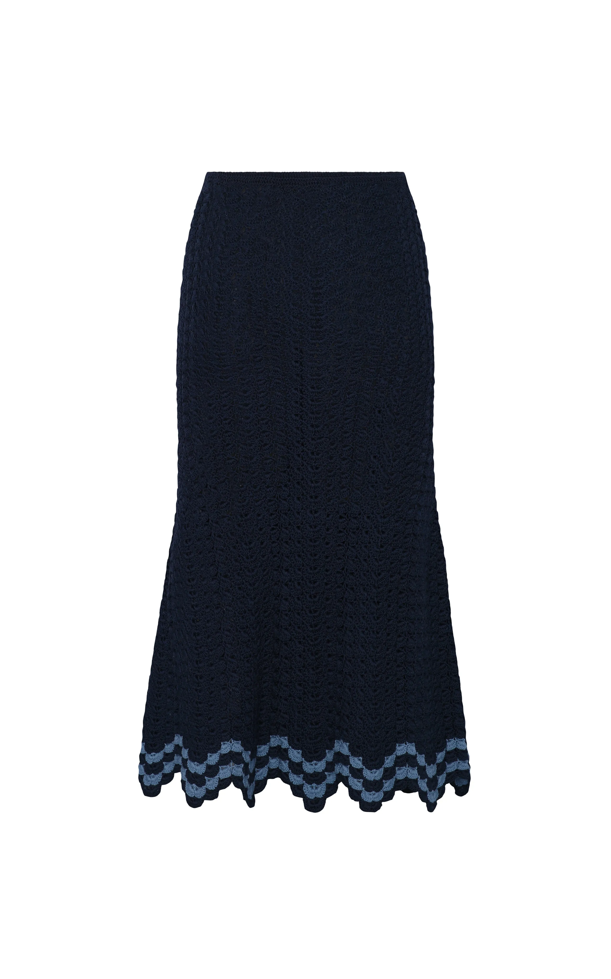 BRISA SKIRT | NAVY / SKY BLUE sold by ESCVDO product image thumbnail 3