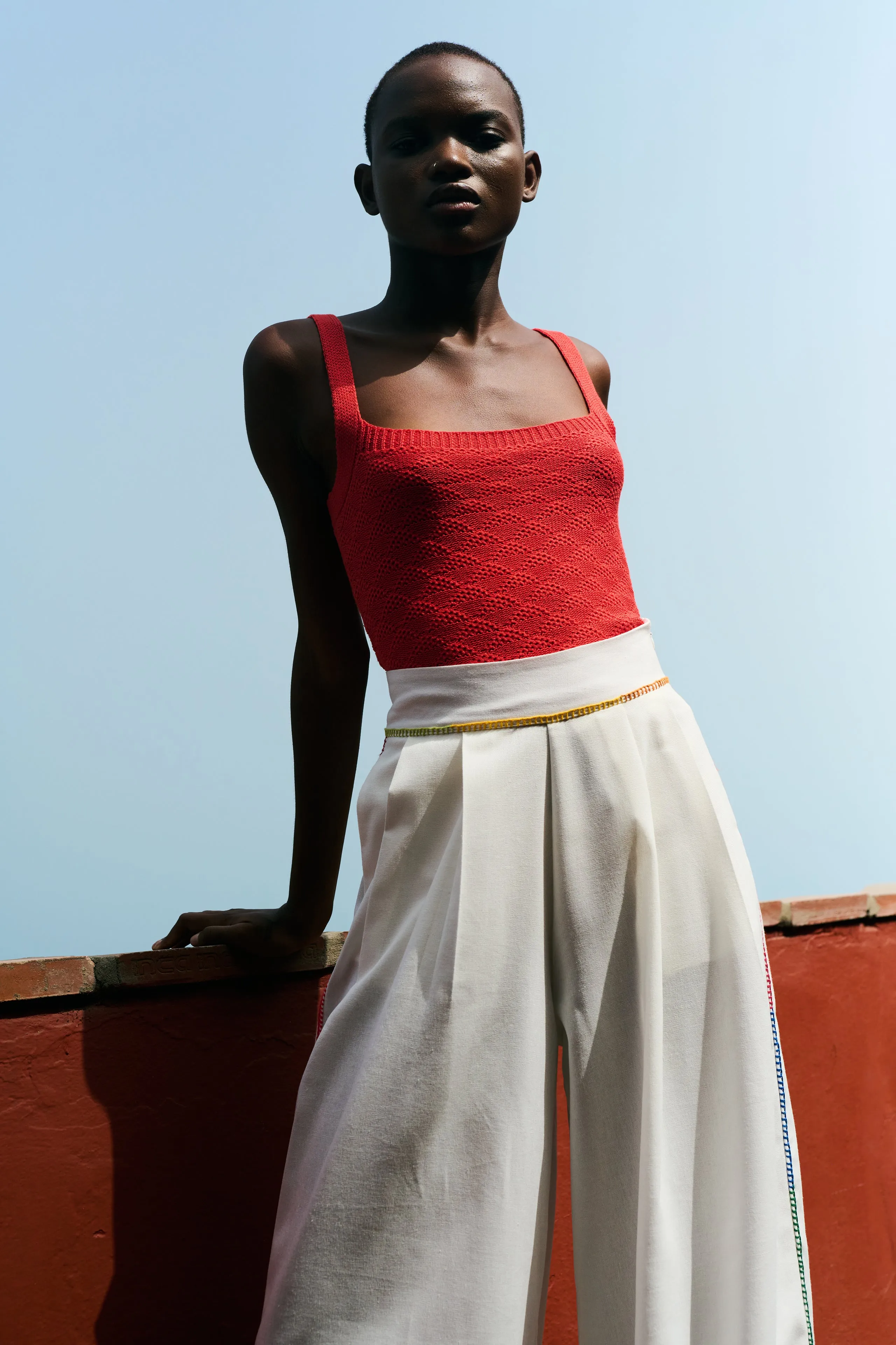 AMALIA PANTS | IVORY/ MULTI sold by ESCVDO product image thumbnail 4