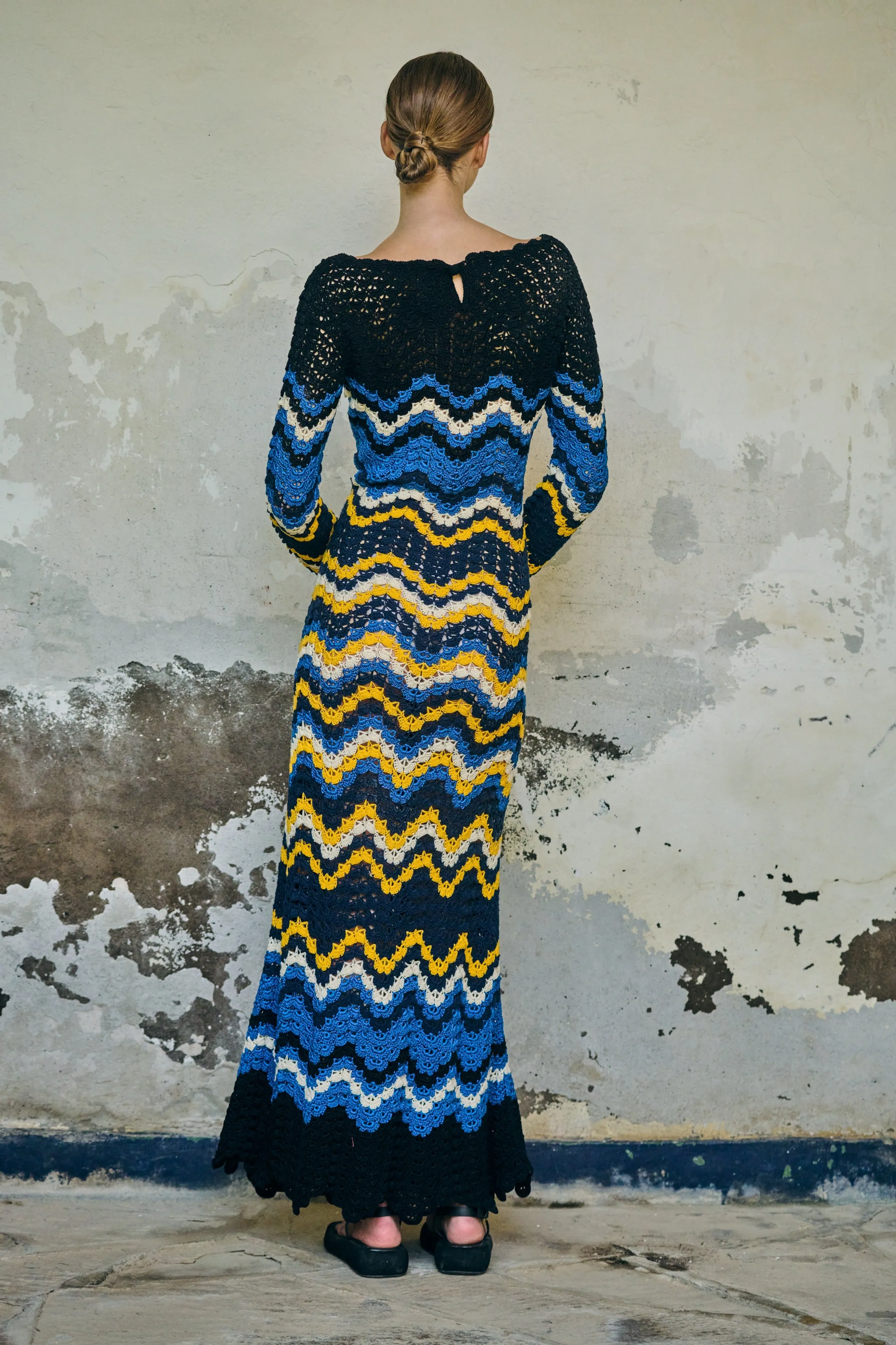 SUMAC MAXI DRESS | BLUES sold by ESCVDO product image thumbnail 5