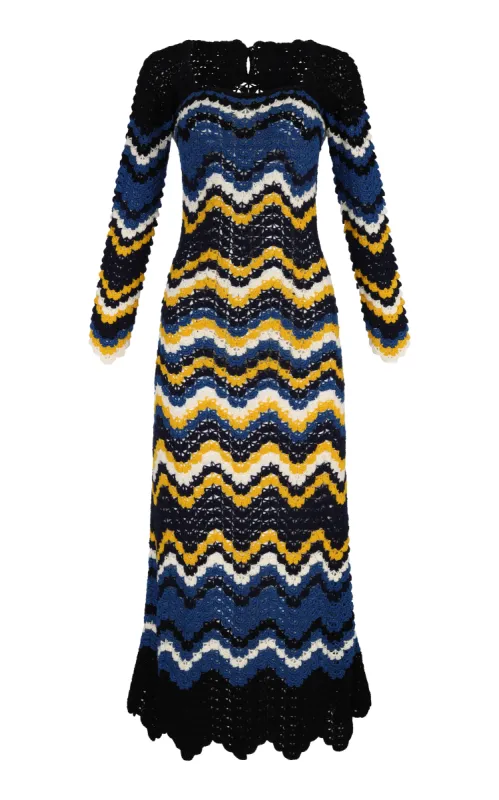 SUMAC MAXI DRESS | BLUES sold by ESCVDO