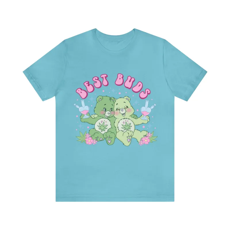 Best Buds Jersey Tee sold by Stoner Girl Apparel