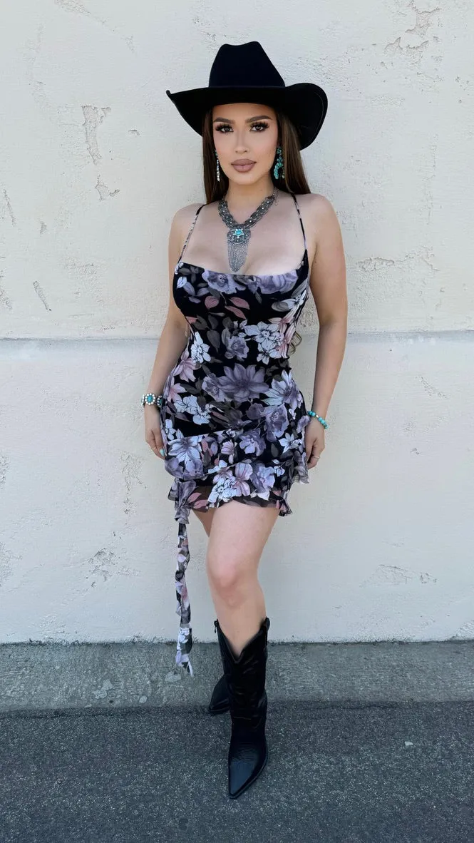 Meant To Impress Midi Dress (Black/ Grey) sold by Lavish Couture Fashion product image thumbnail 3