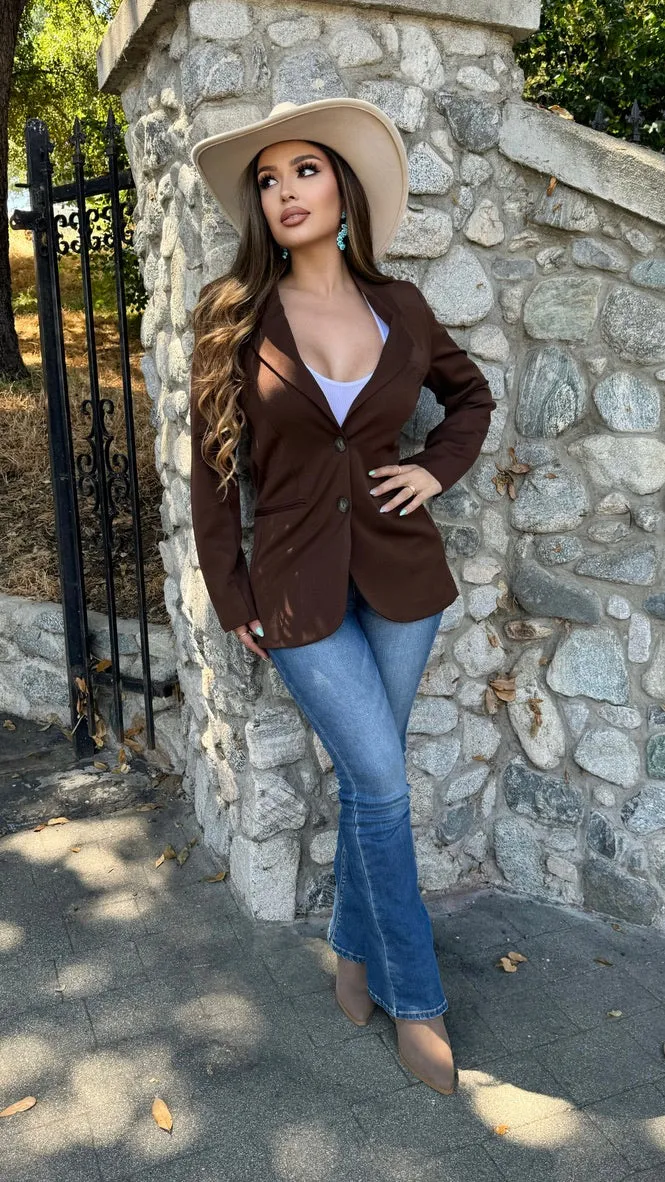 Southern Soul Blazer (Brown) sold by Lavish Couture Fashion product image thumbnail 4