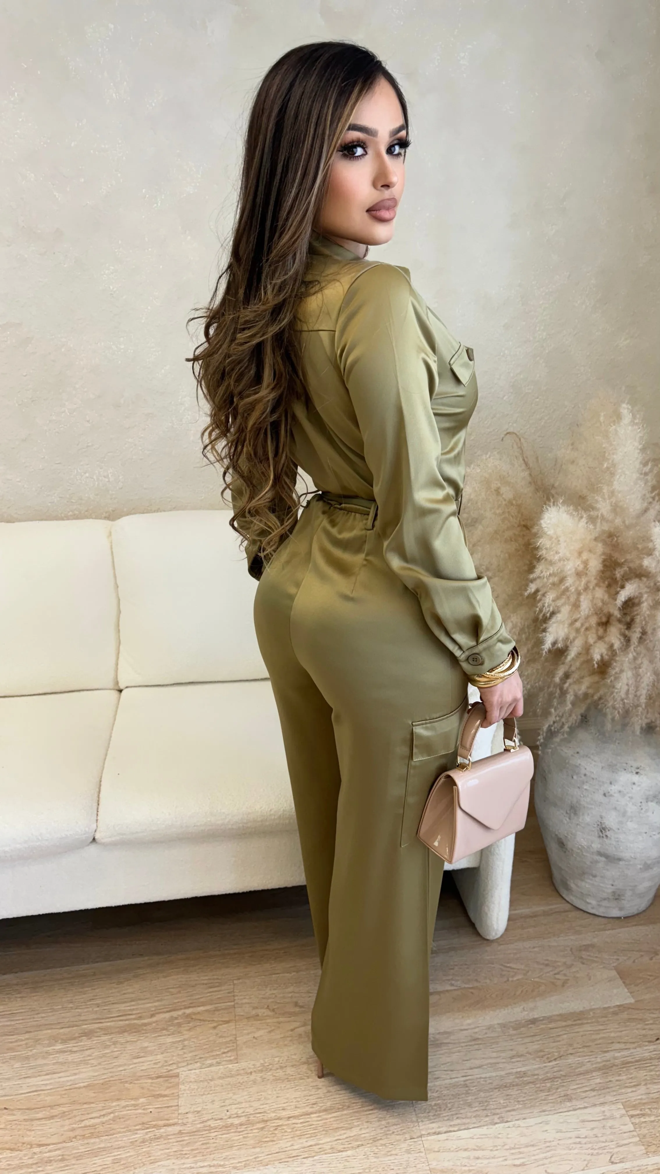 Amriri Jumper (Olive) sold by Lavish Couture Fashion product image thumbnail 2