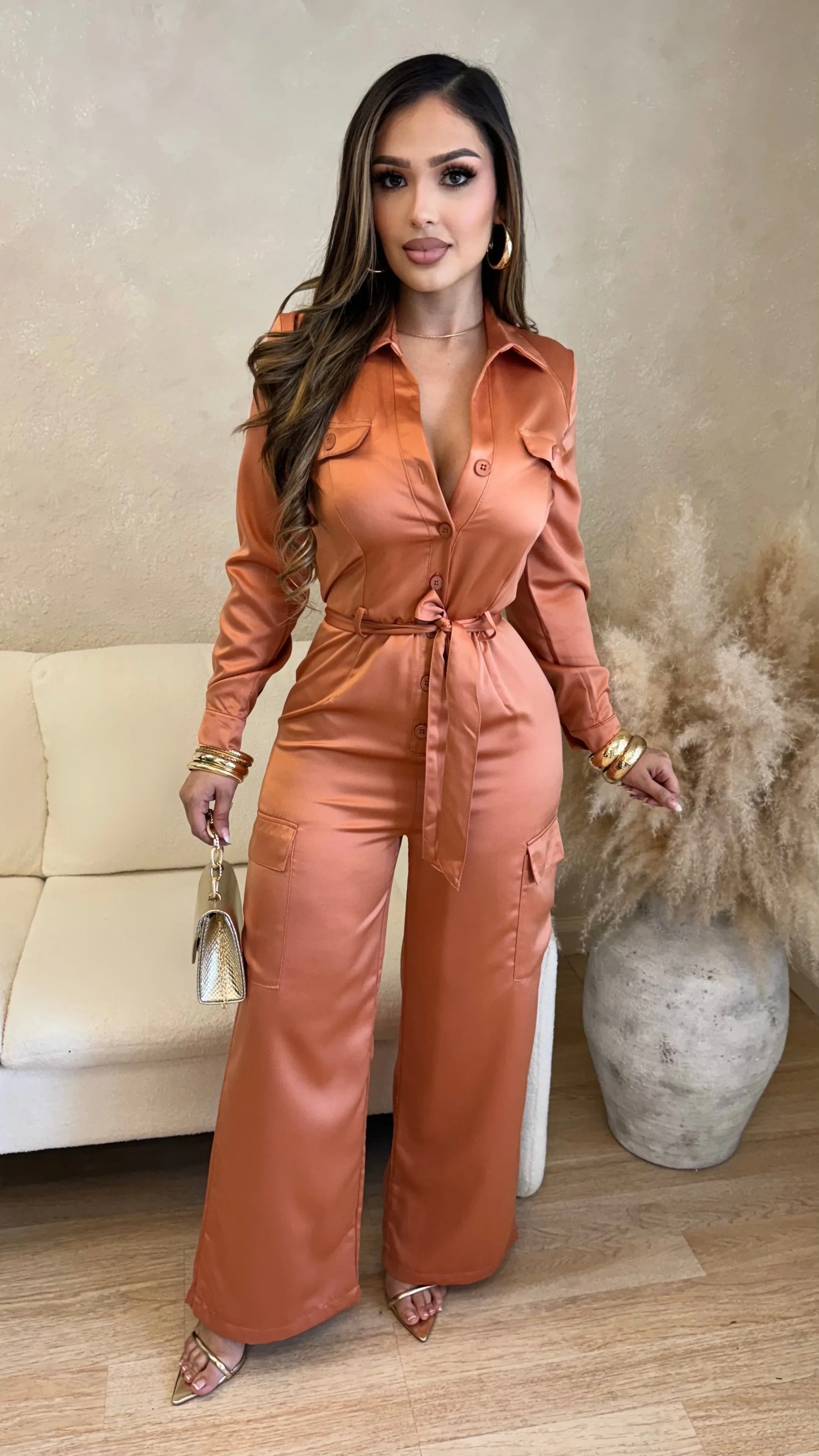 Amriri Jumper (Copper) sold by Lavish Couture Fashion