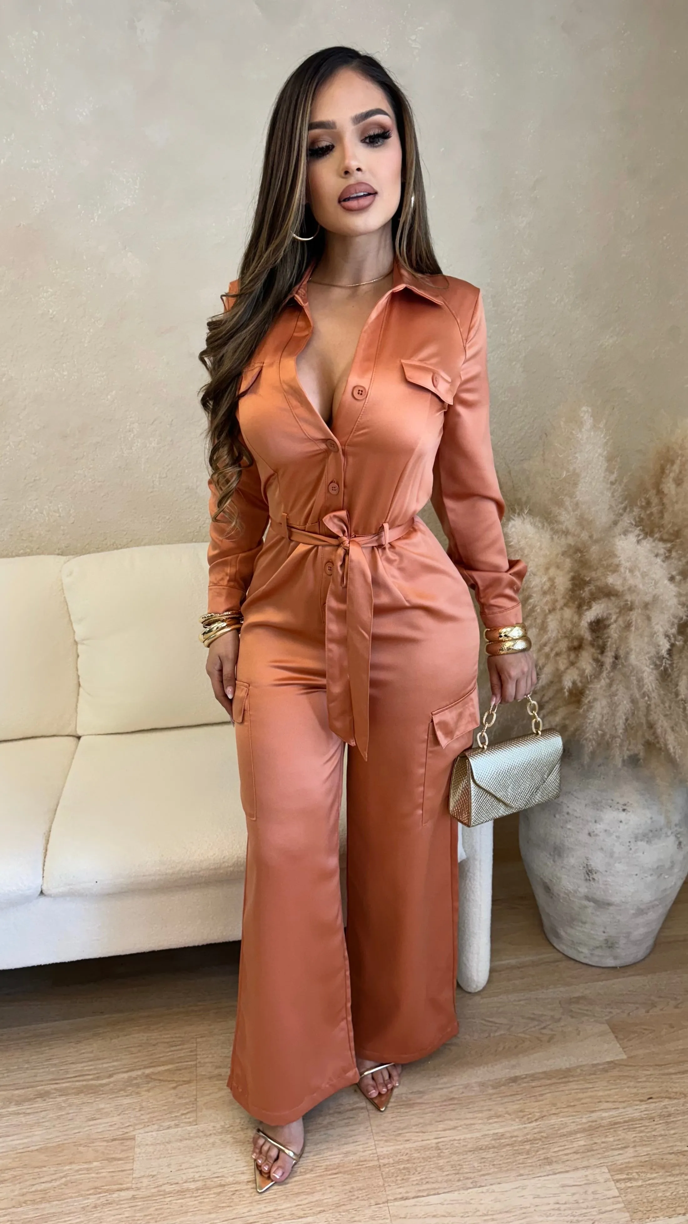 Amriri Jumper (Copper) sold by Lavish Couture Fashion product image thumbnail 3